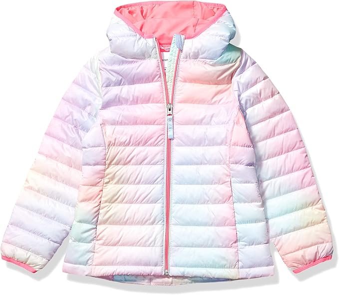 Kids Rainbow Puffer Jacket