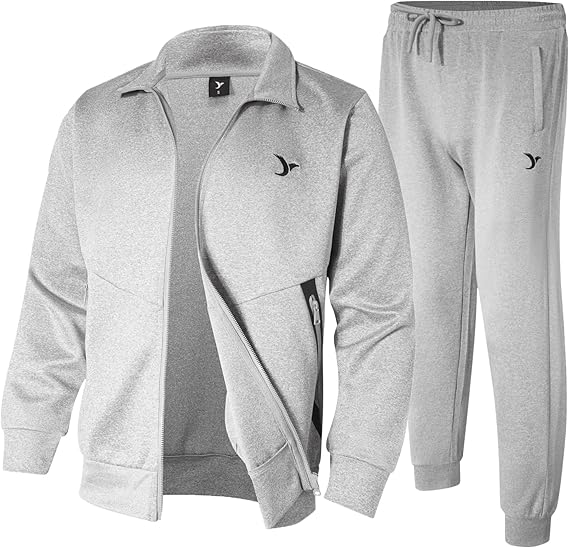Men's Grey Tracksuit Set