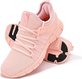 Pink Mesh Running Shoes