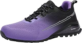 Purple and Black Running Shoe