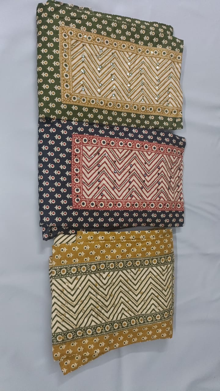 Pure Cotton With Full Length Dupatta