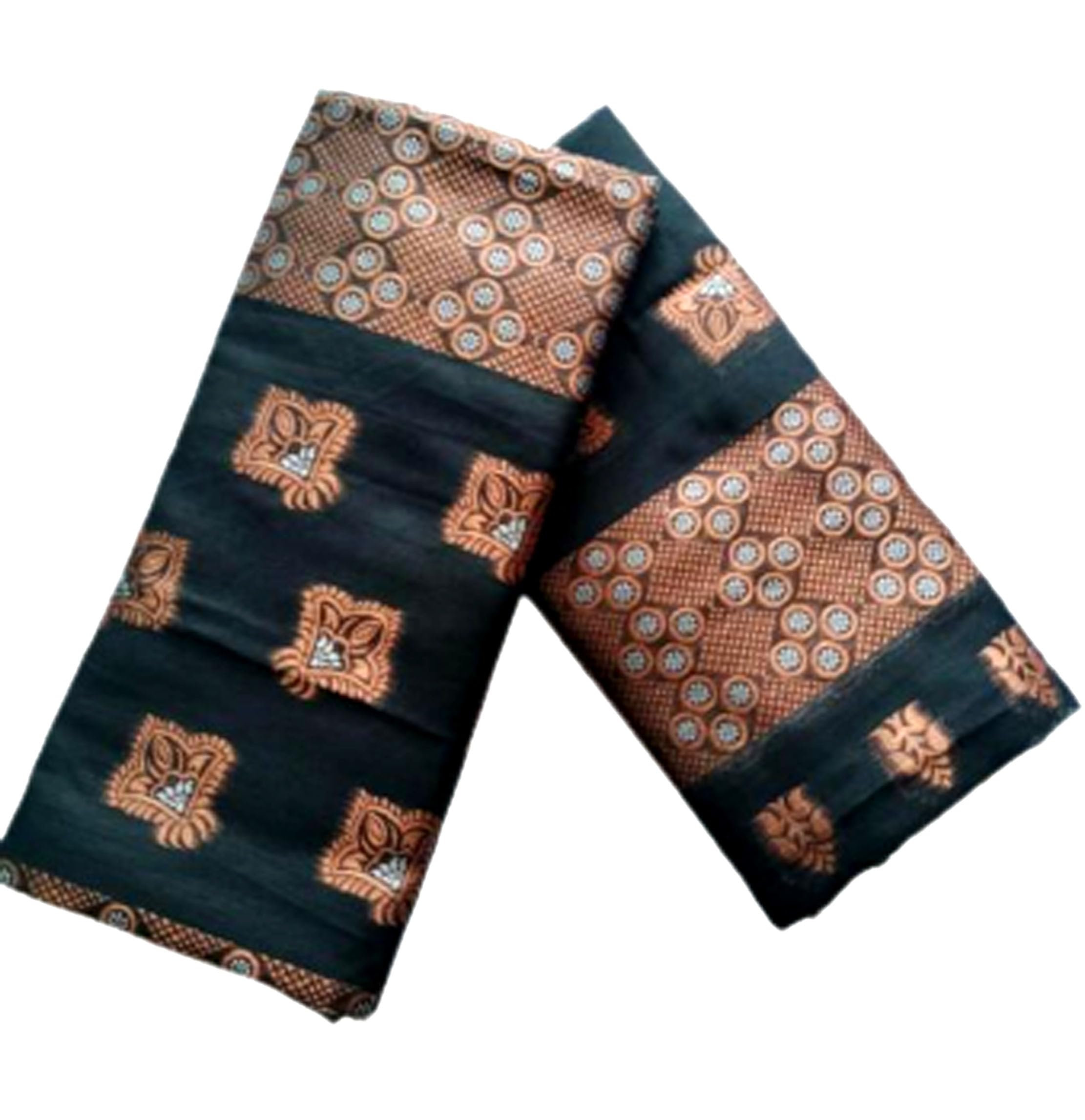 Women`s Assamese Mekhela Sador Traditional Design- Black