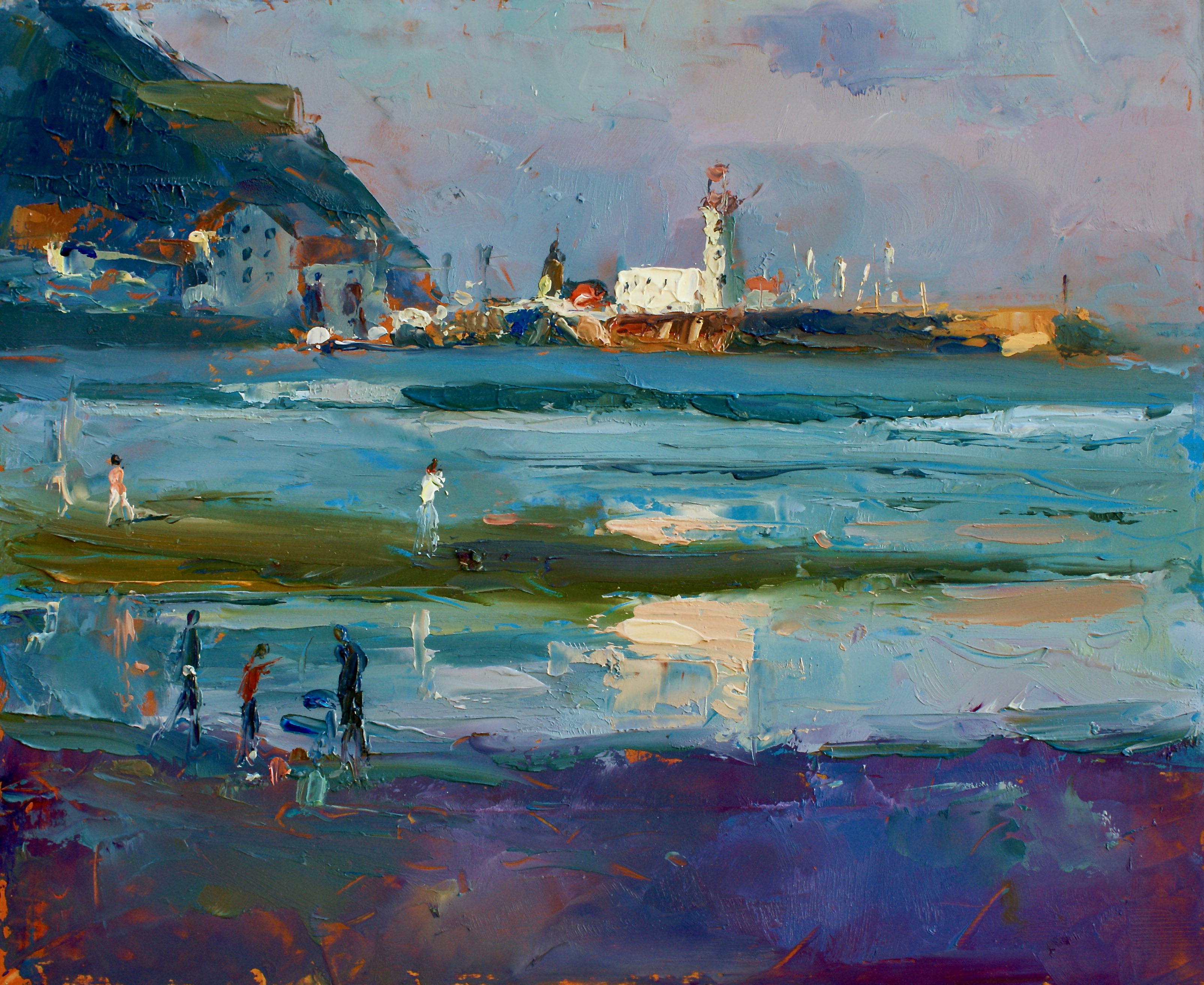 Last Light, Scarborough; Giclee Print