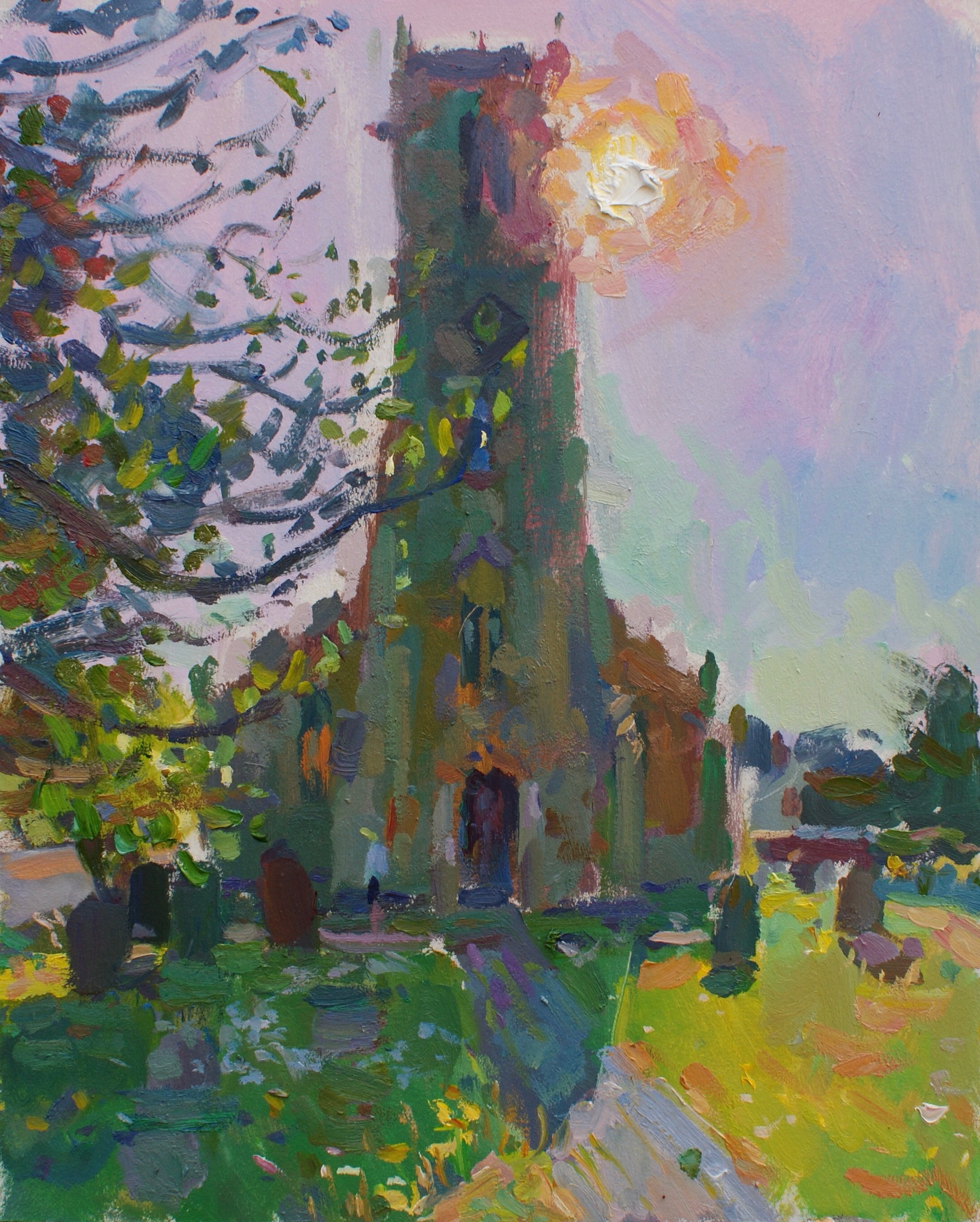St Mary's Morning Light, Giclee Print
