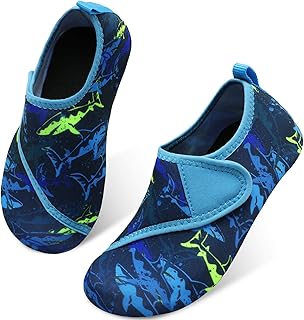 Kids Shark Print Water Shoes