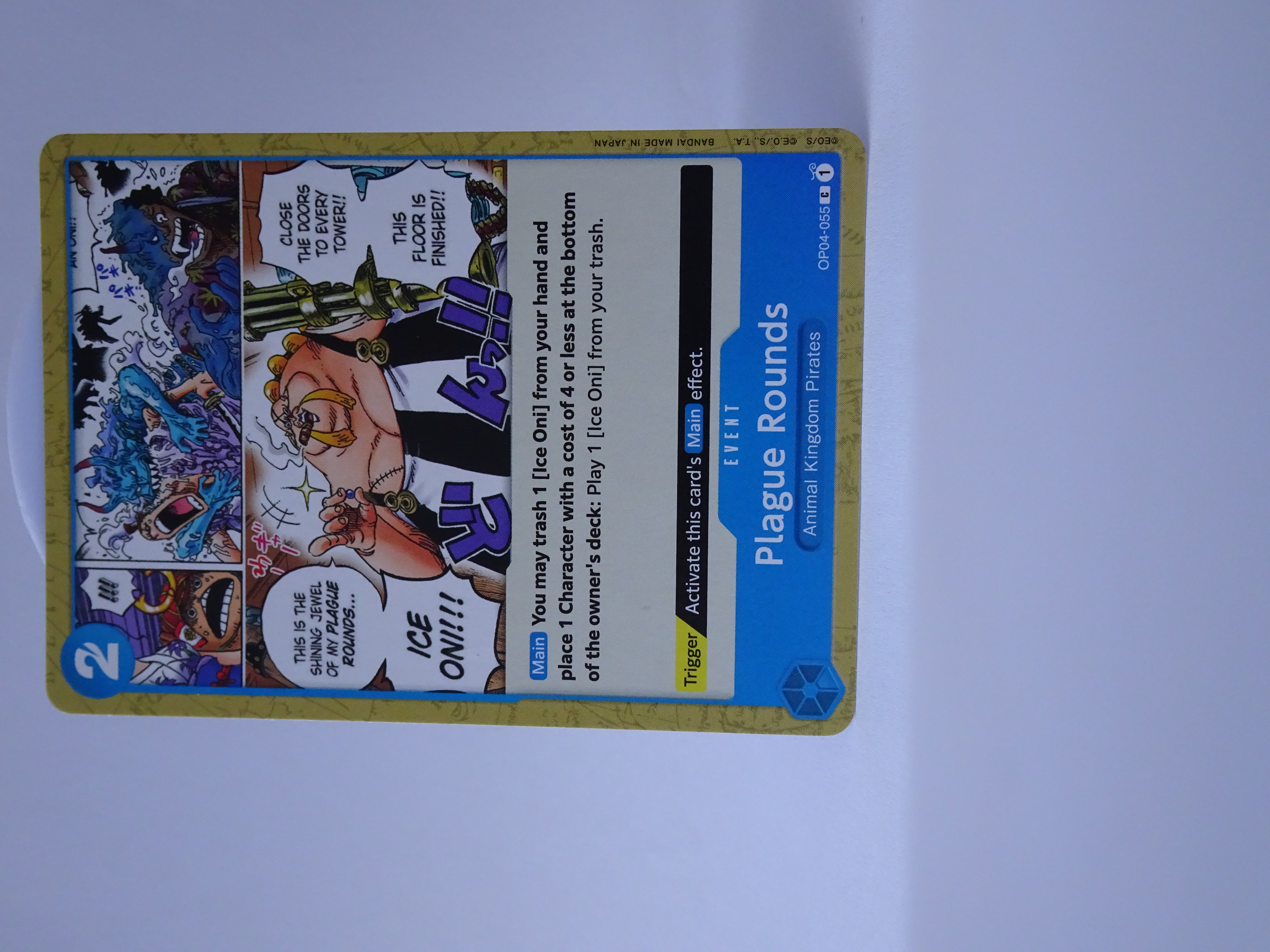 Carte One Piece TCG – Plague Rounds