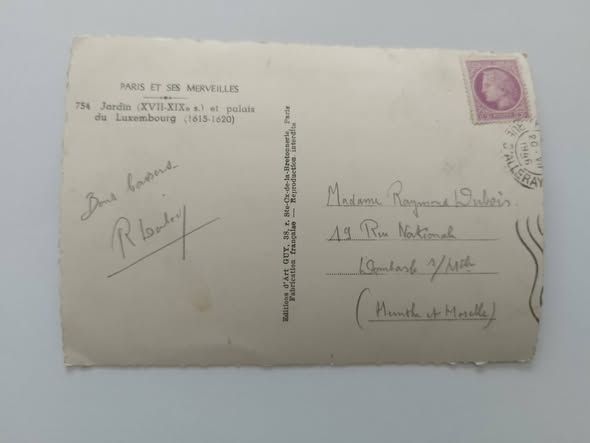 Carte postale ancienne Paris