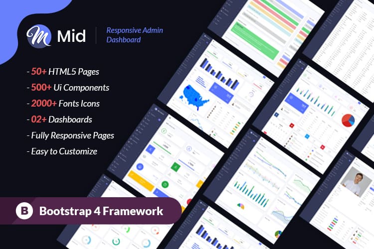 Mid Admin Dashboard Template