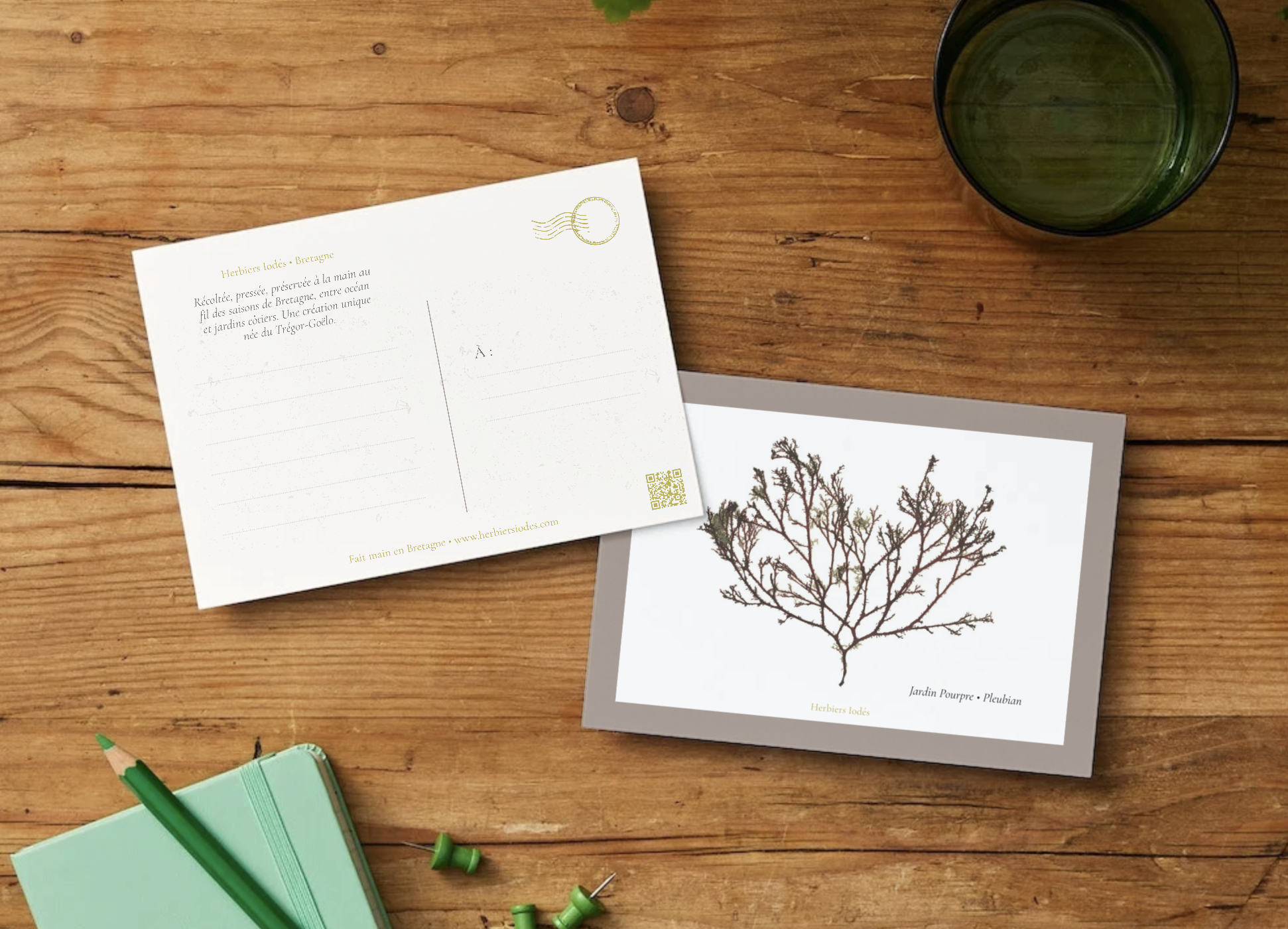 Carte postale "Jardin Pourpre"