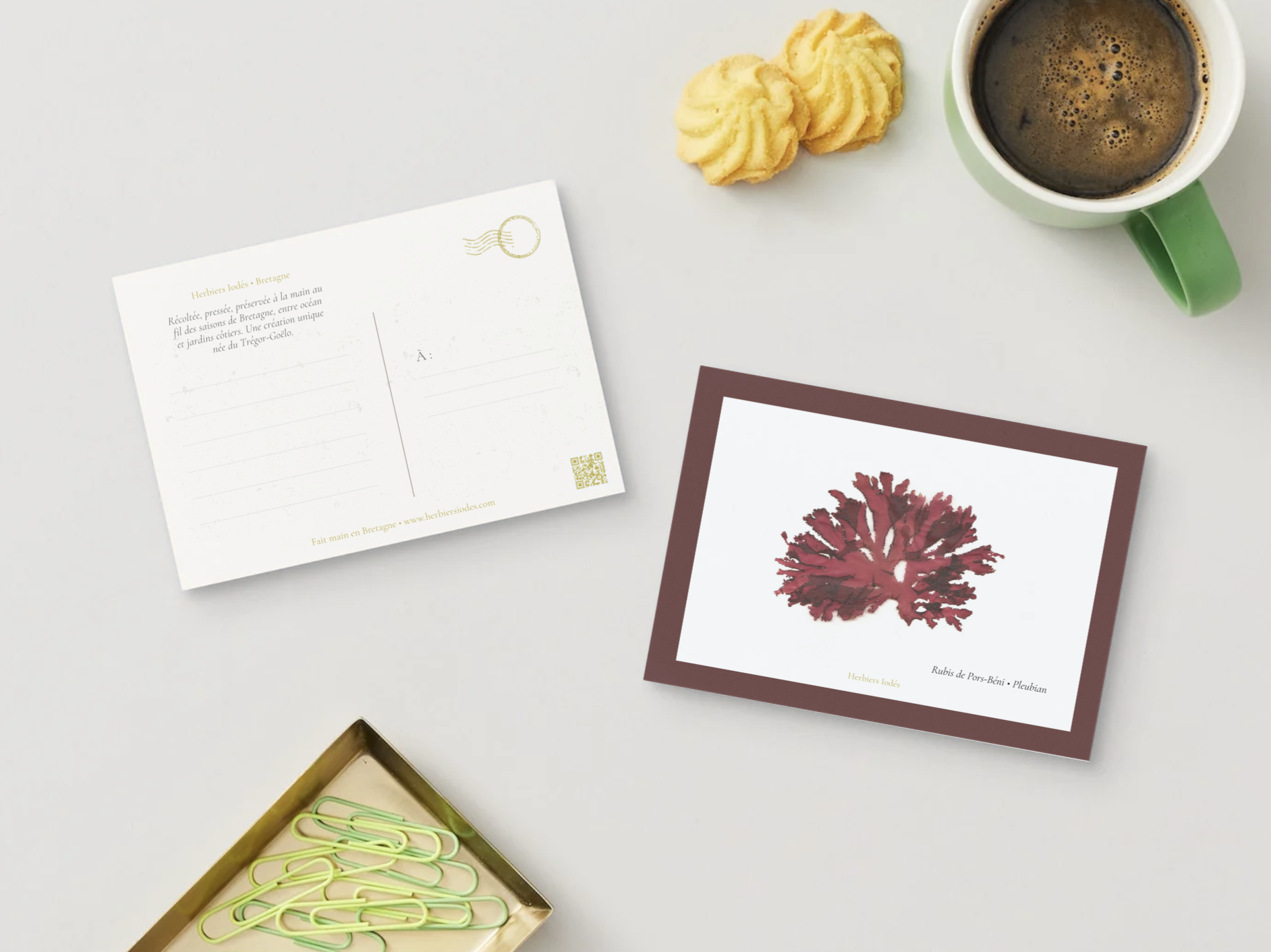 Carte postale "Rubis de Pors-Béni"