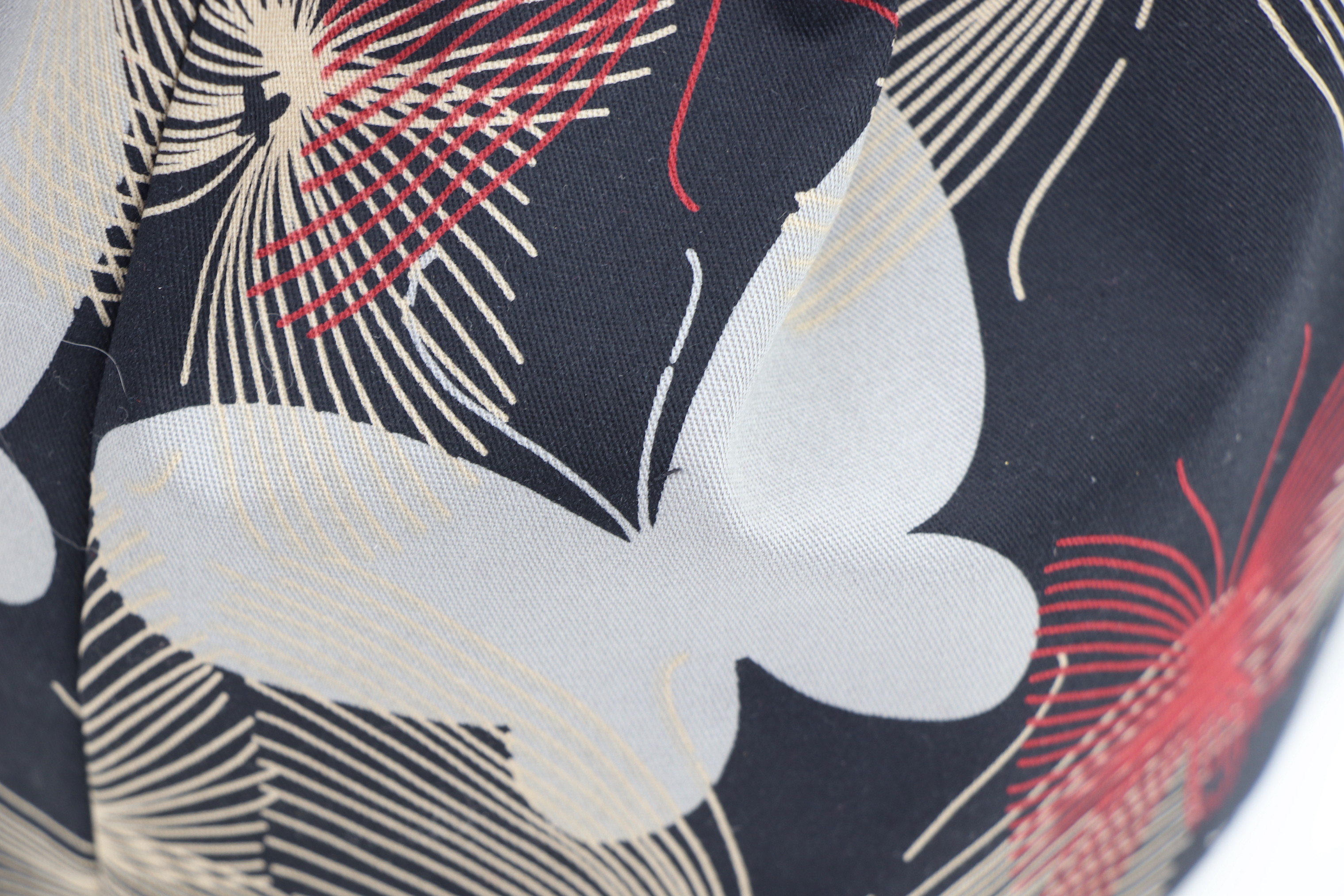 Kimono Fabric Drawstring Pouch: Handmade Butterfly Cotton Bag