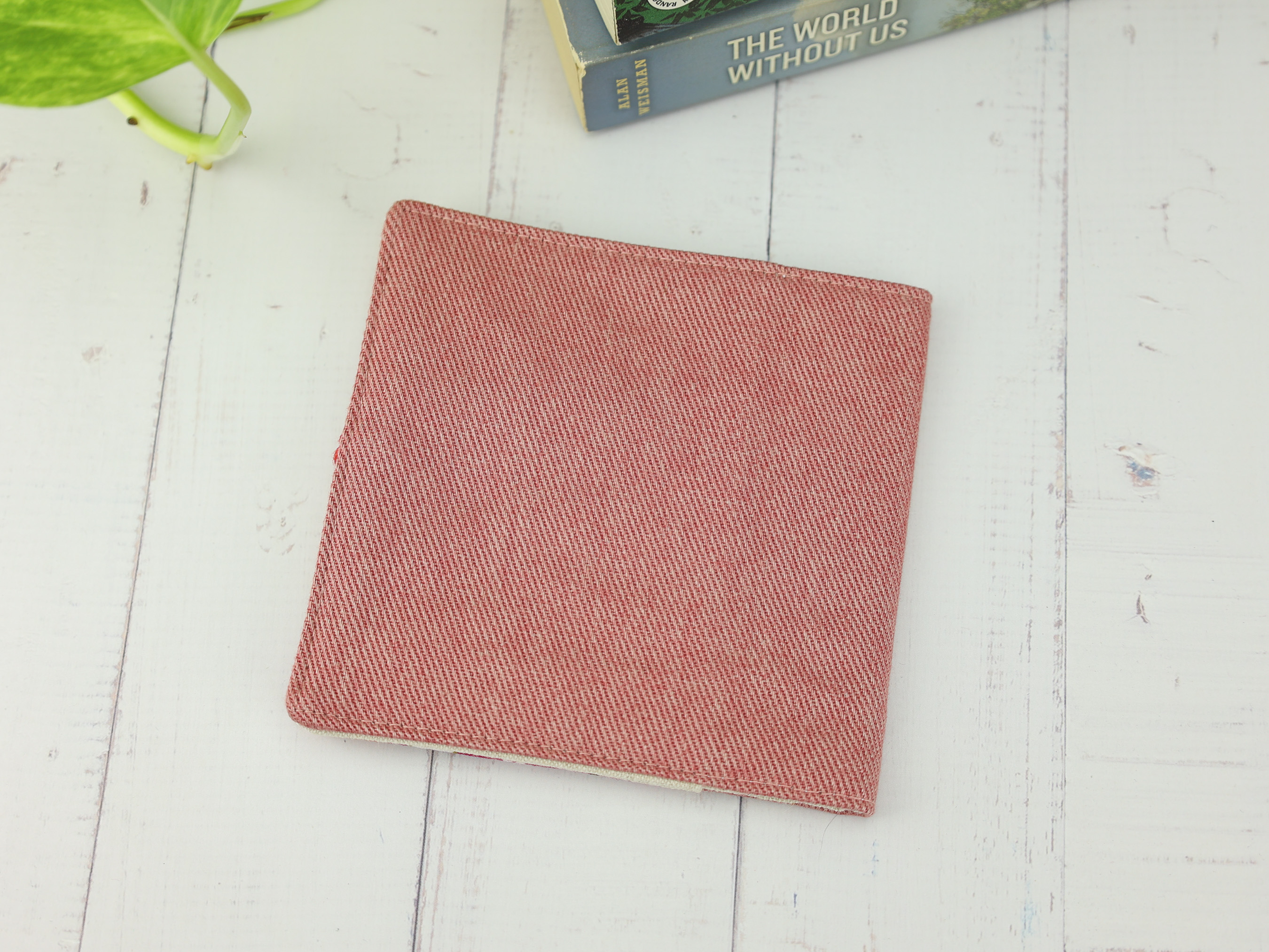 Butterfly & Floral Pad Holder – Japanese Pink Fabric Pouch for Period Pads and Liners