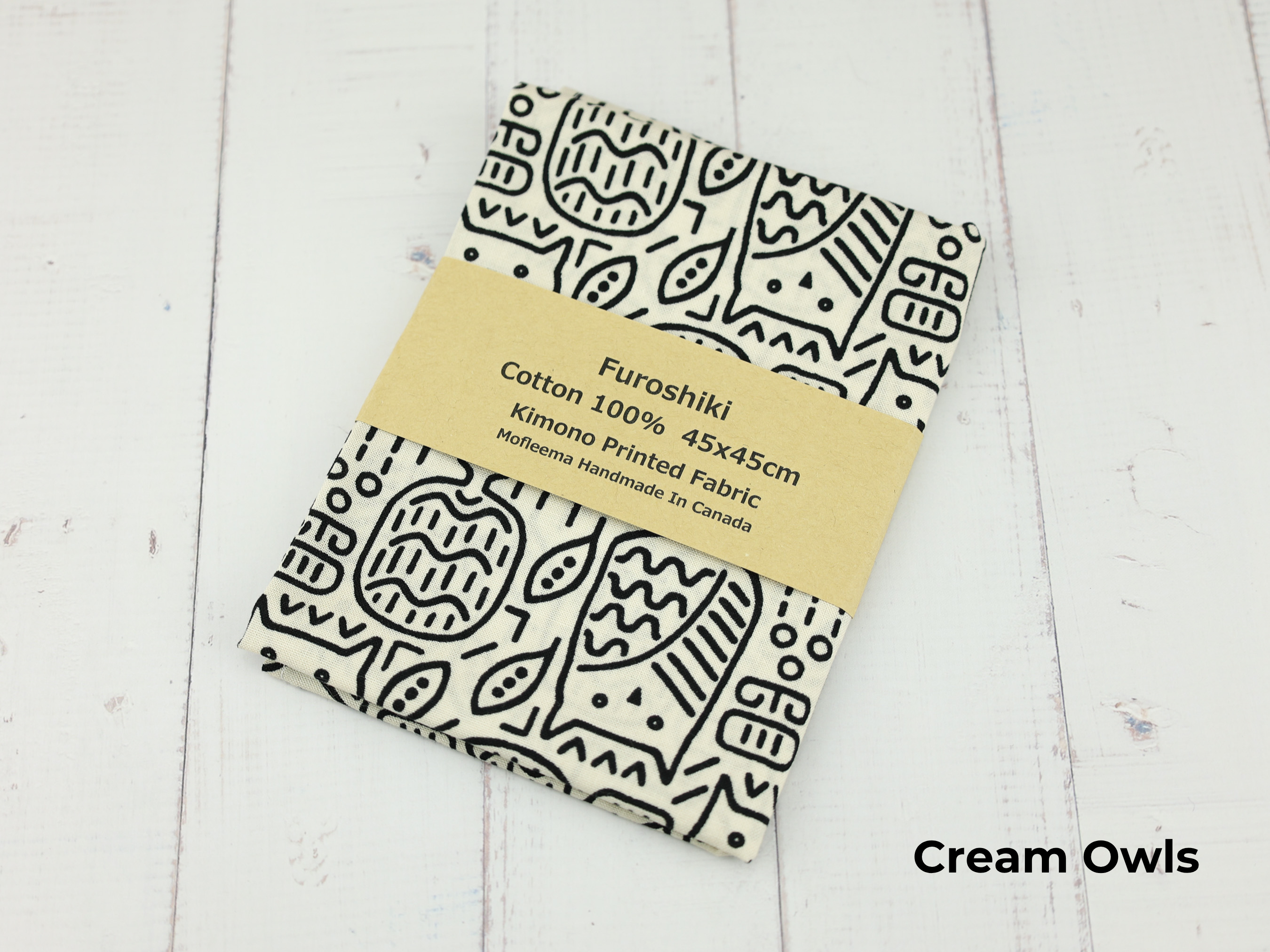 45cm Japanese Furoshiki Wrap – Choose Your Favorite Kimono Prints, 100% Cotton Cloth, Handmade in Canada