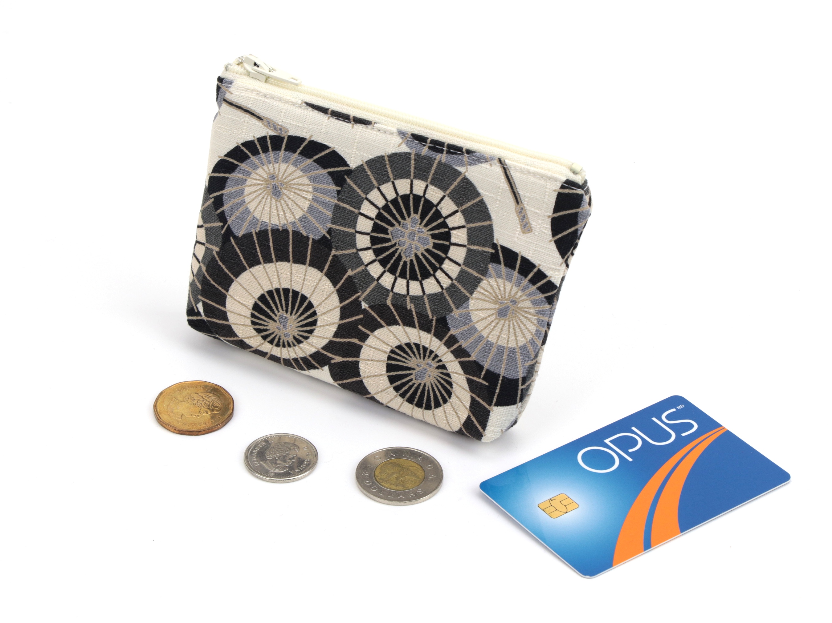 Earbuds Holder, Unique Gift Idea, For Japanophile, Card Holder, Umbrella White