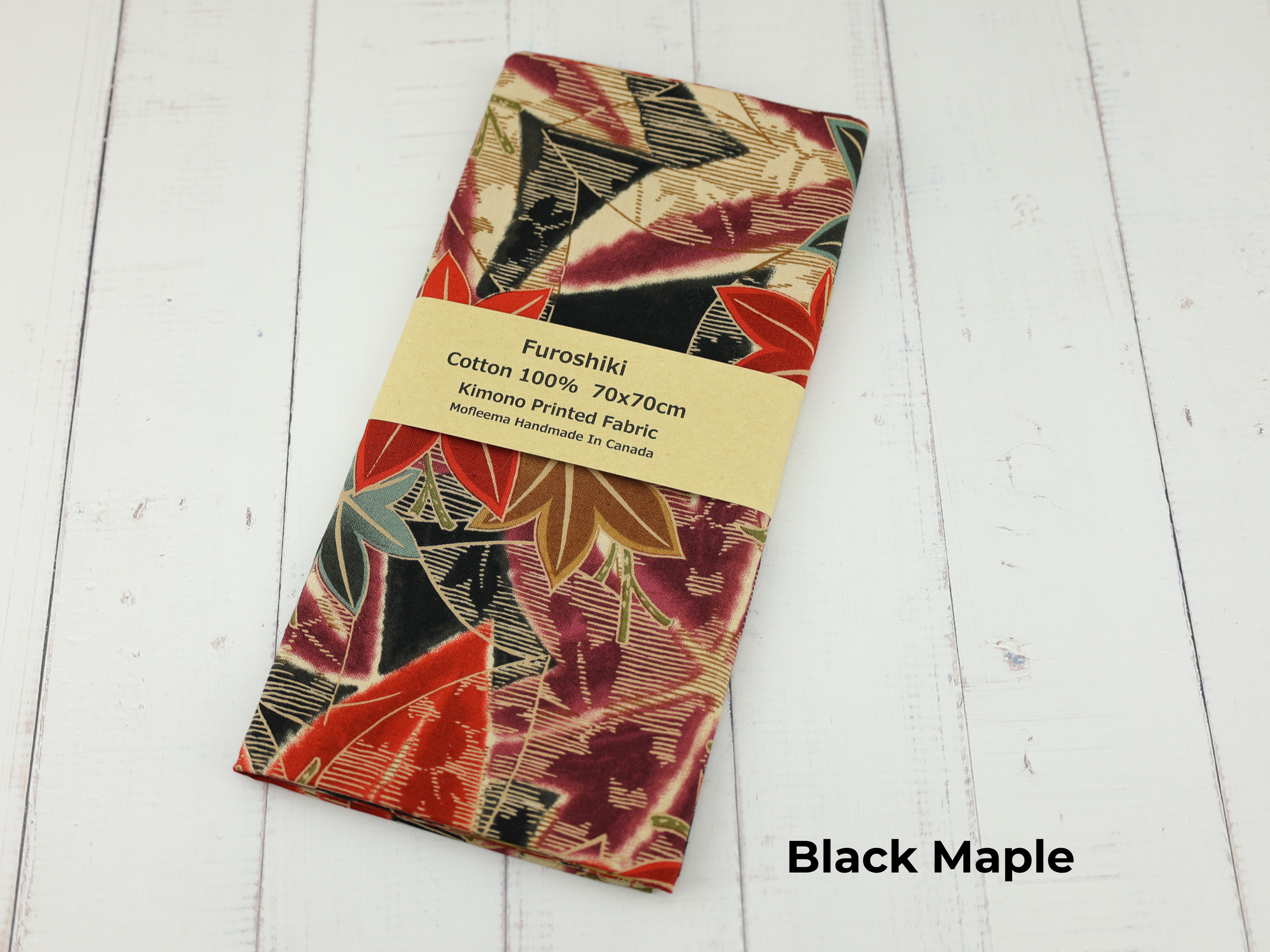 70cm Japanese Furoshiki Wrap – Choose Your Favorite Kimono Prints, 100% Cotton Cloth, Handmade in Canada
