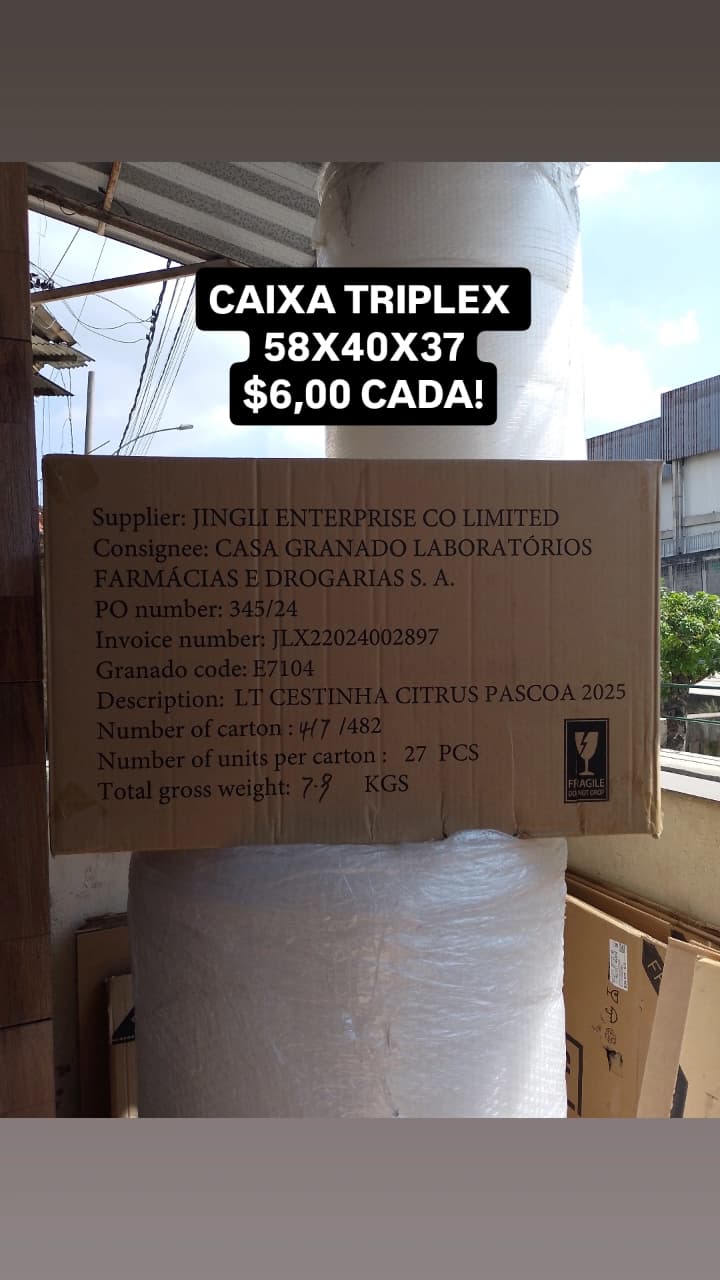 Caixa Triplex 58x40x37