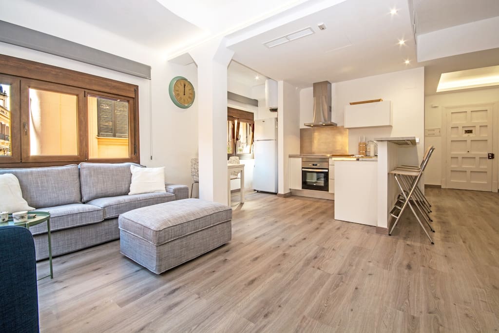 Moderno apartamento de 1 dormitorio en alquiler – Carrer d'Ortigosa, Barcelona