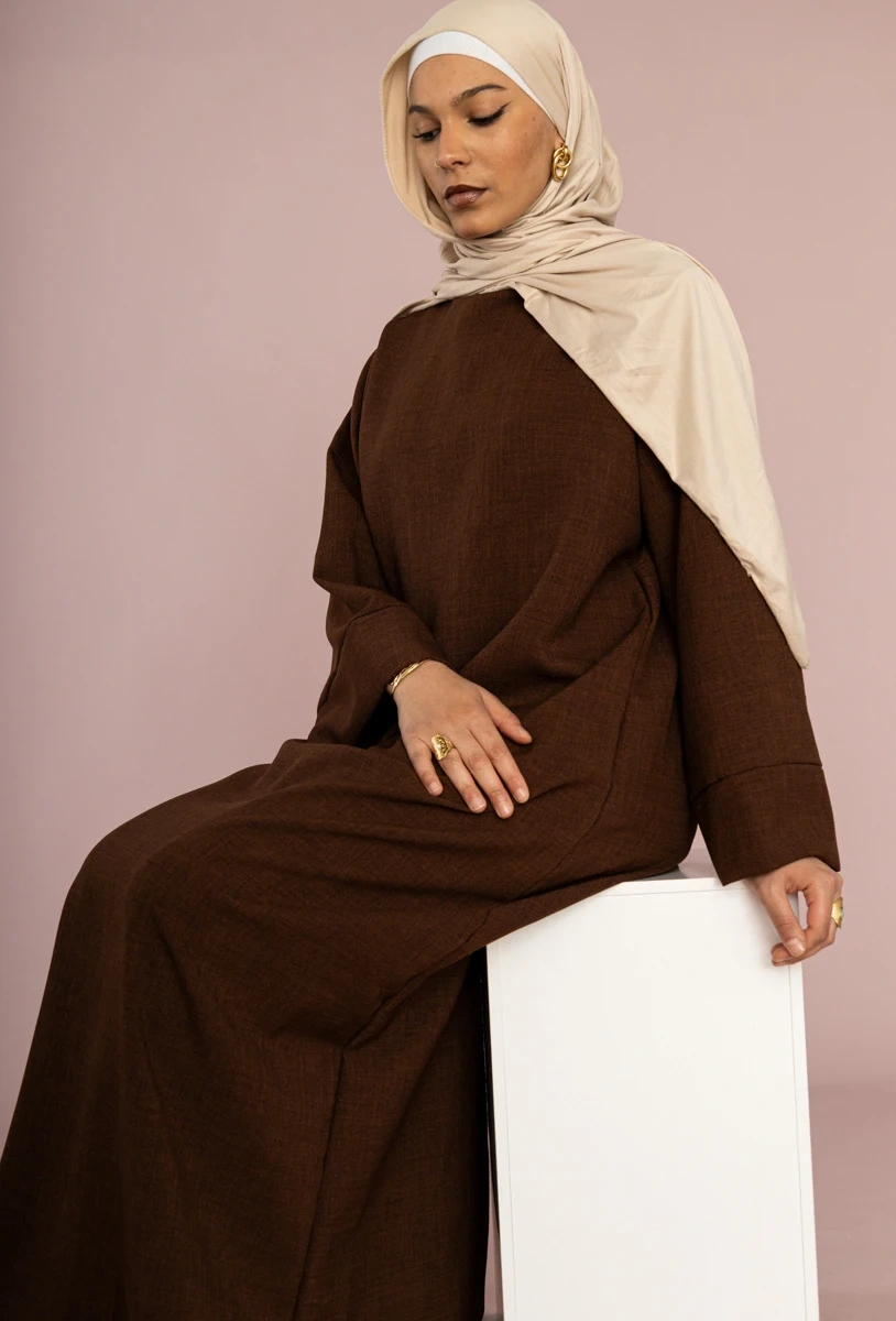 ABAYA EN LIN – “YASMINA”