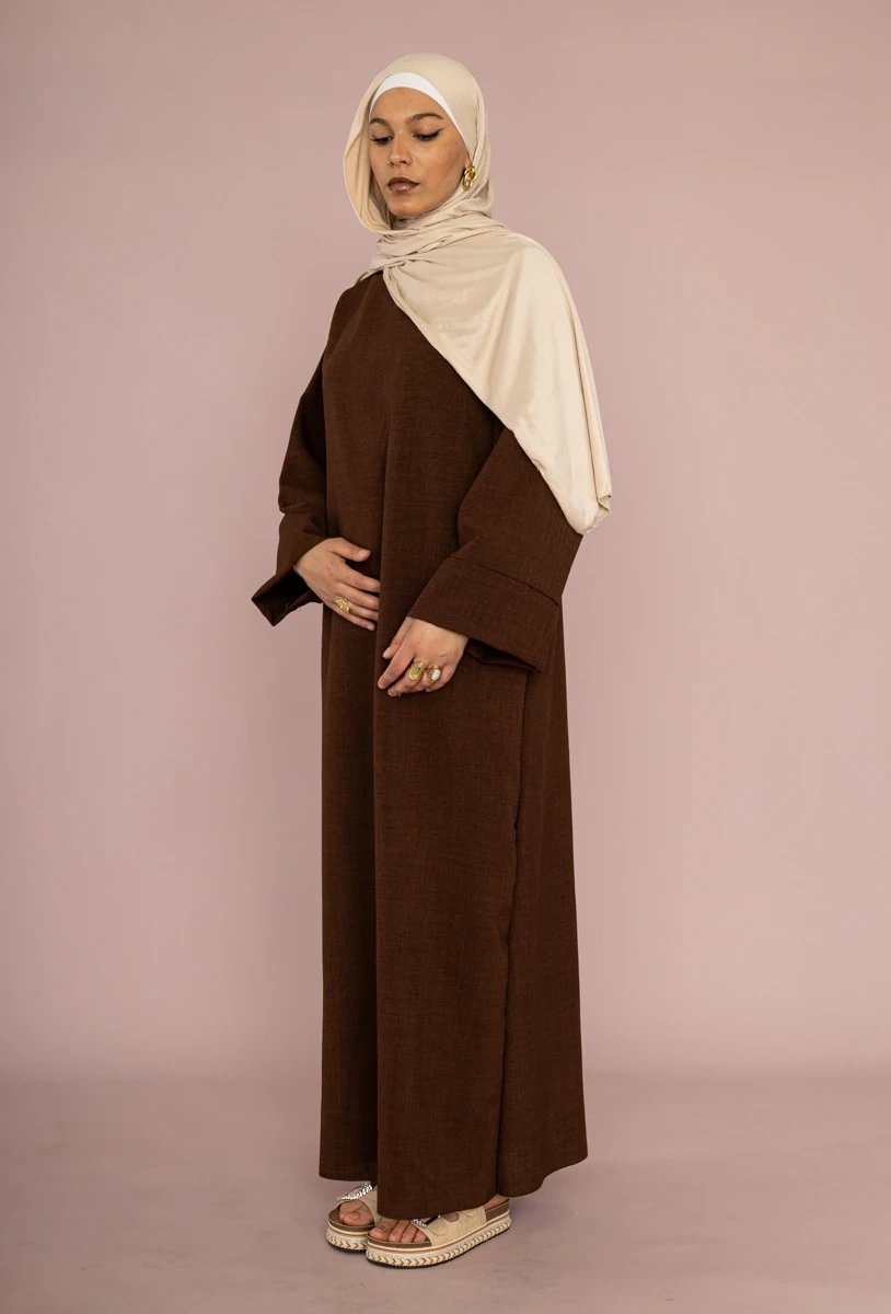 ABAYA EN LIN – “YASMINA”