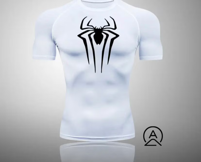 Playera de Compresión(Araña Blanca)