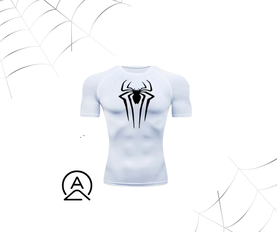 playera spiderman blanca