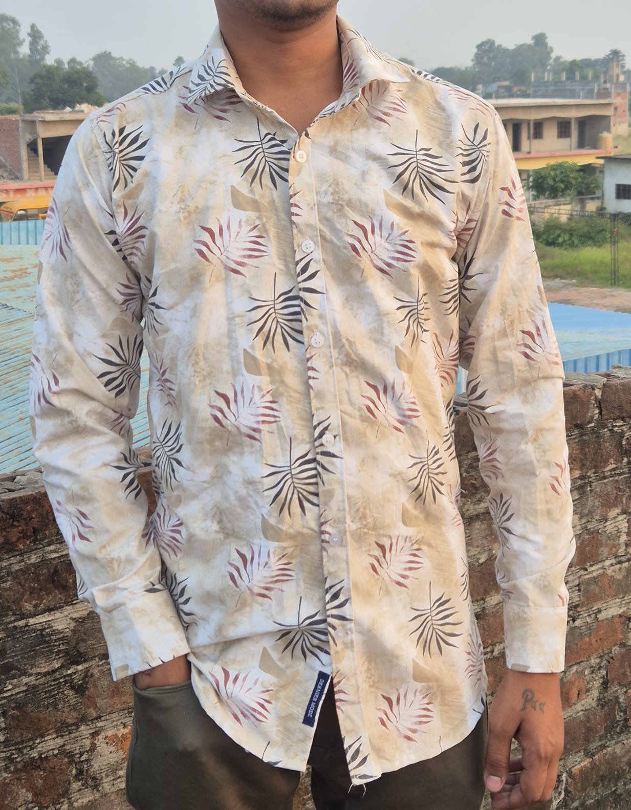 Men's Floral Casual Shirt