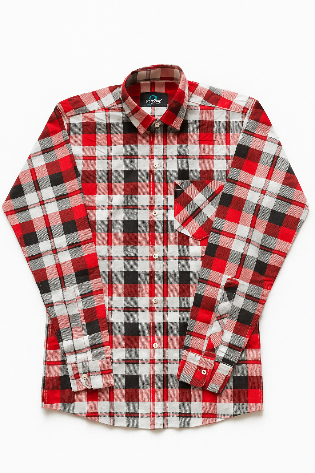 Red Plaid Long Sleeve Shirt
