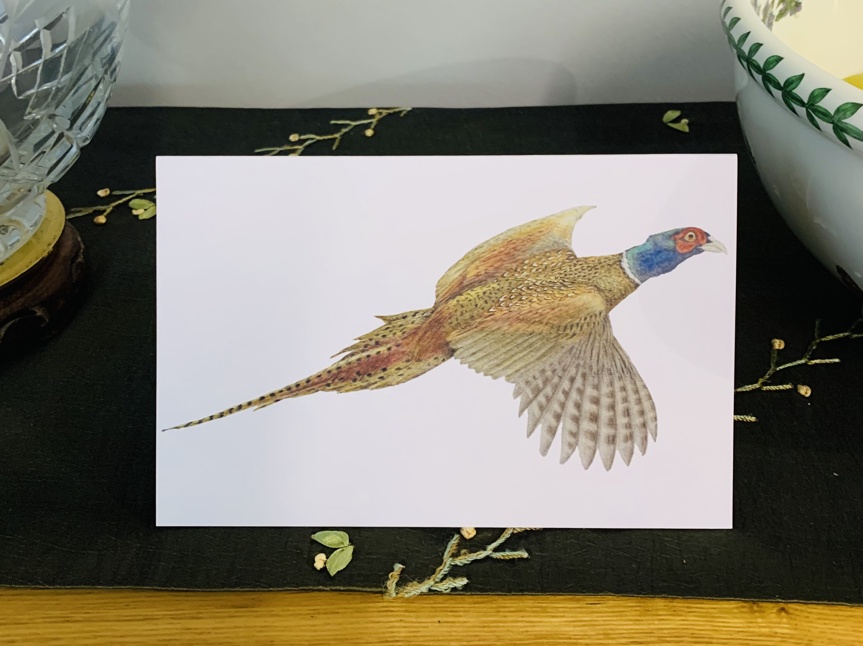 Pheasant card