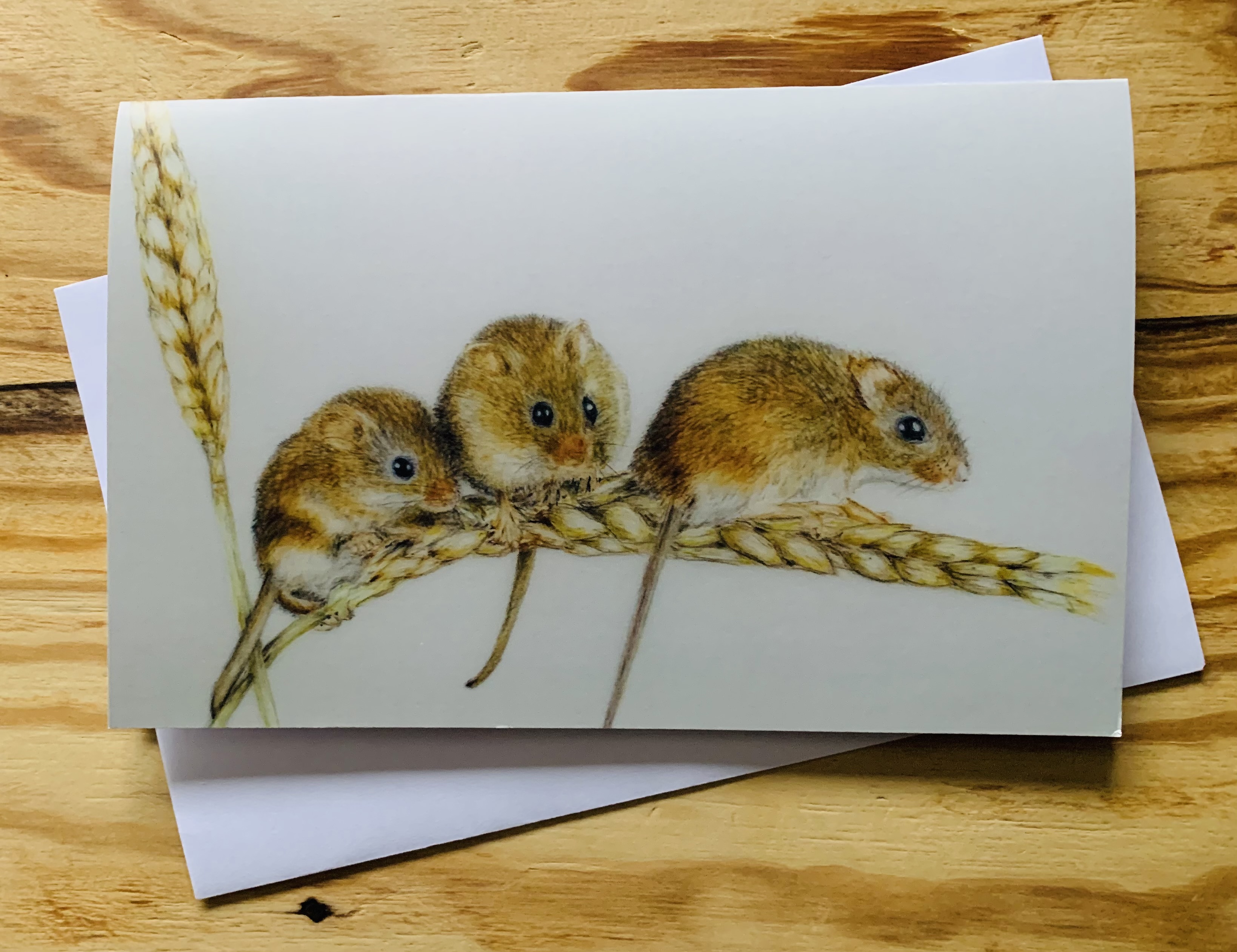 Harvest Mice card