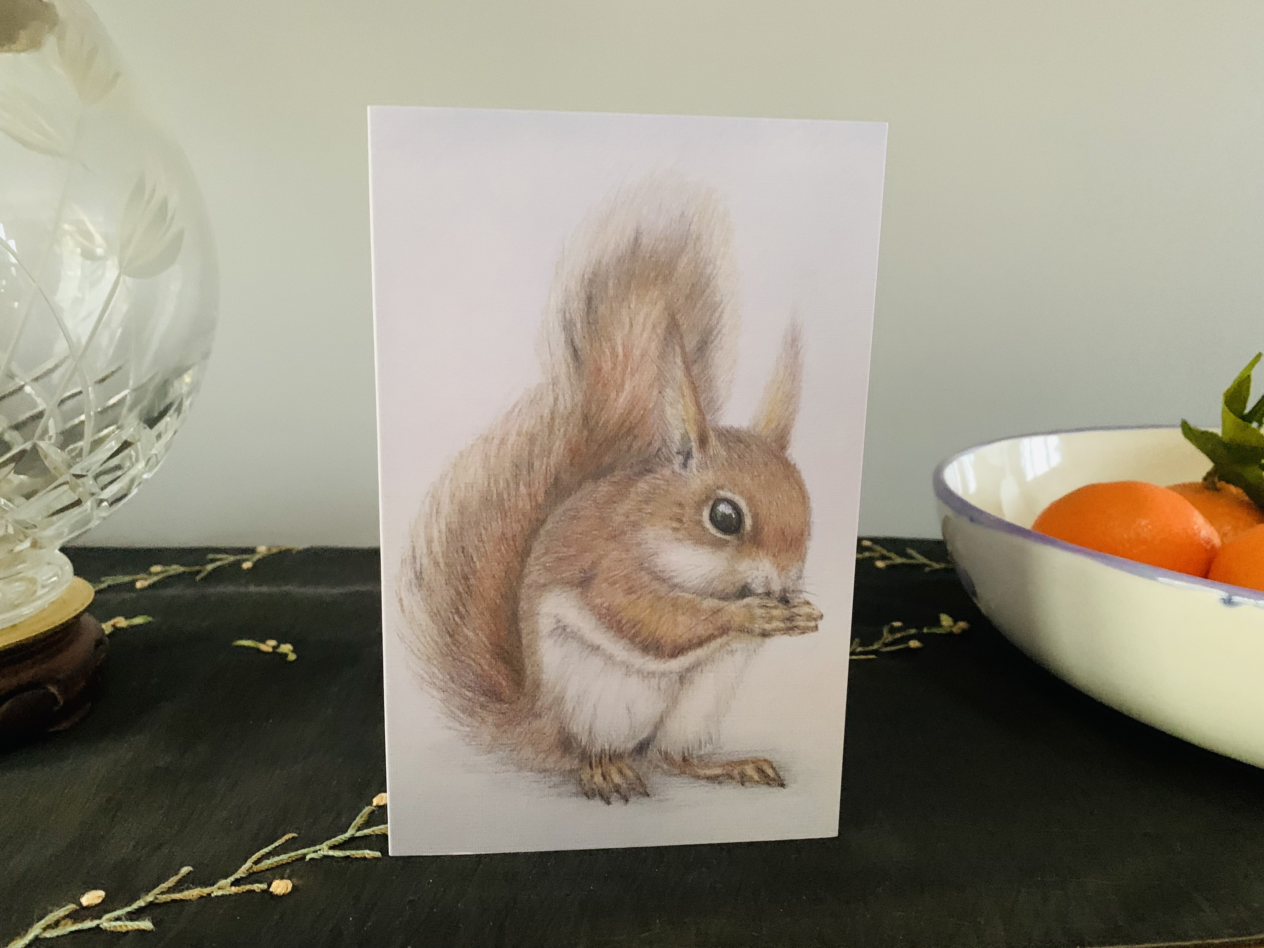 Red Squirrel card