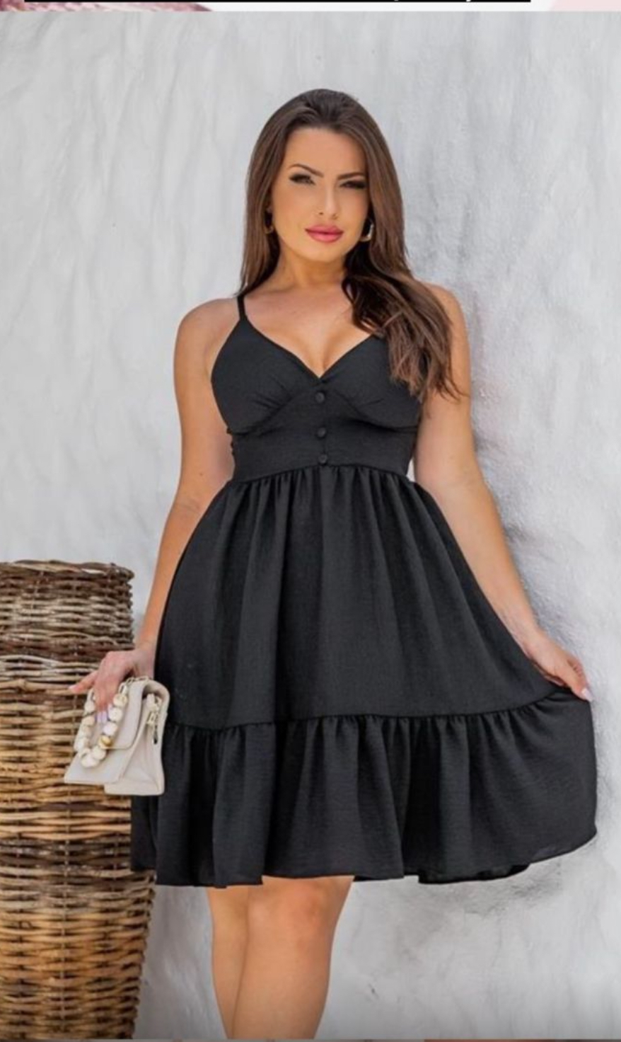 Vestido negro de verano
