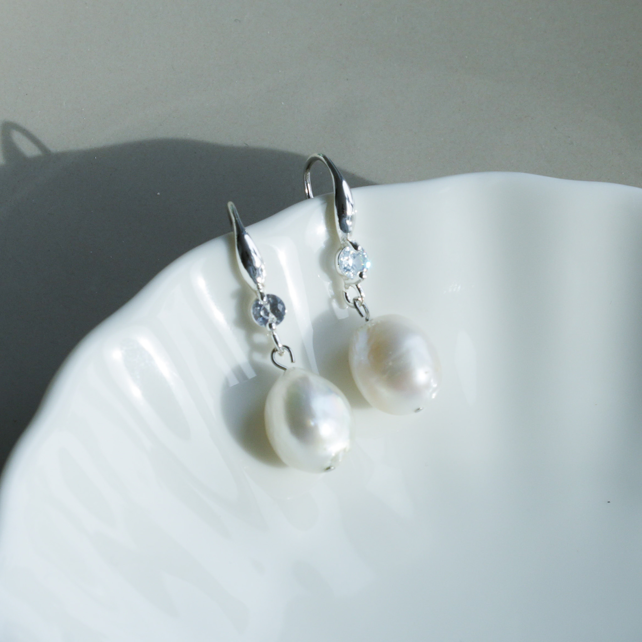 Elegant Pearl Drop Earrings