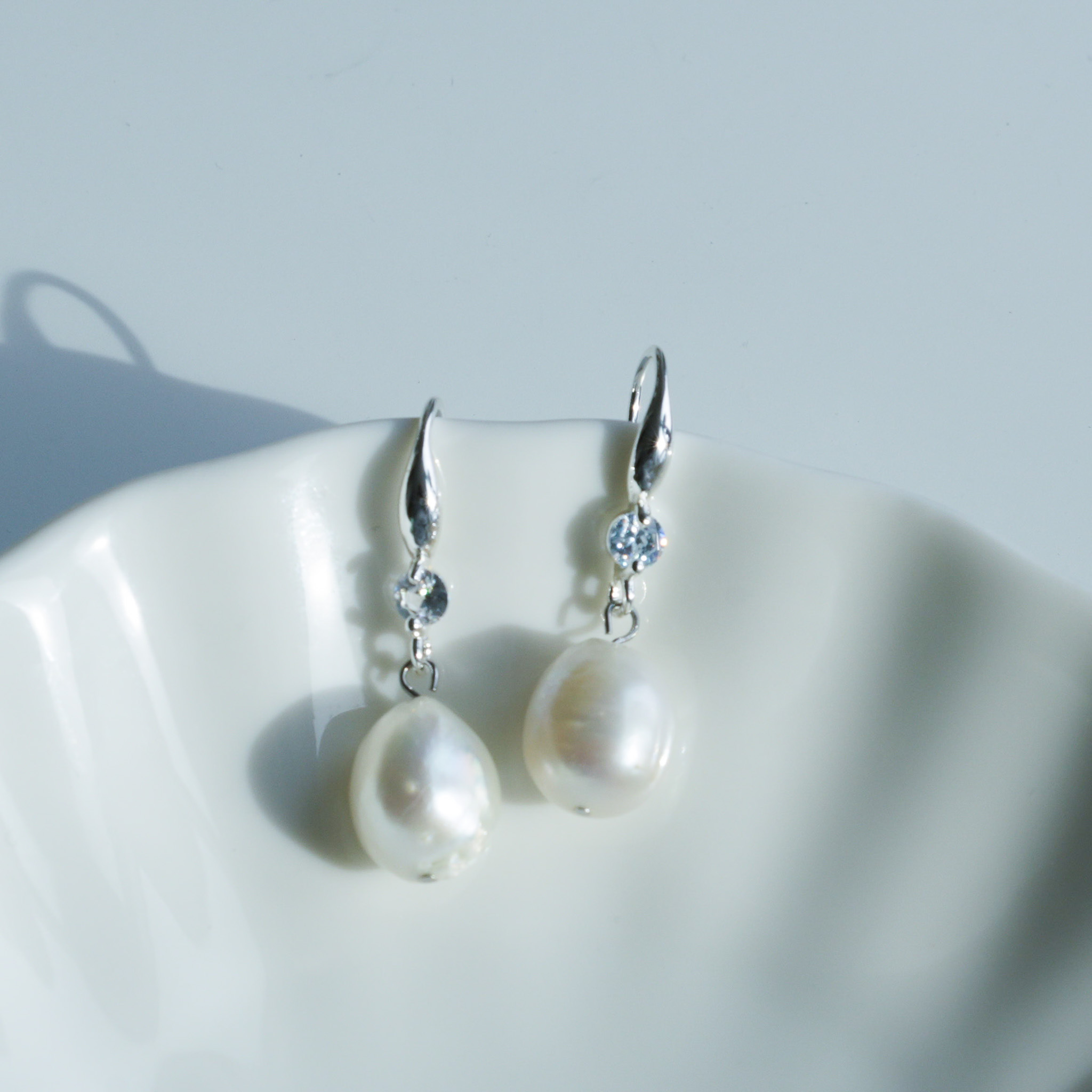 Elegant Pearl Drop Earrings