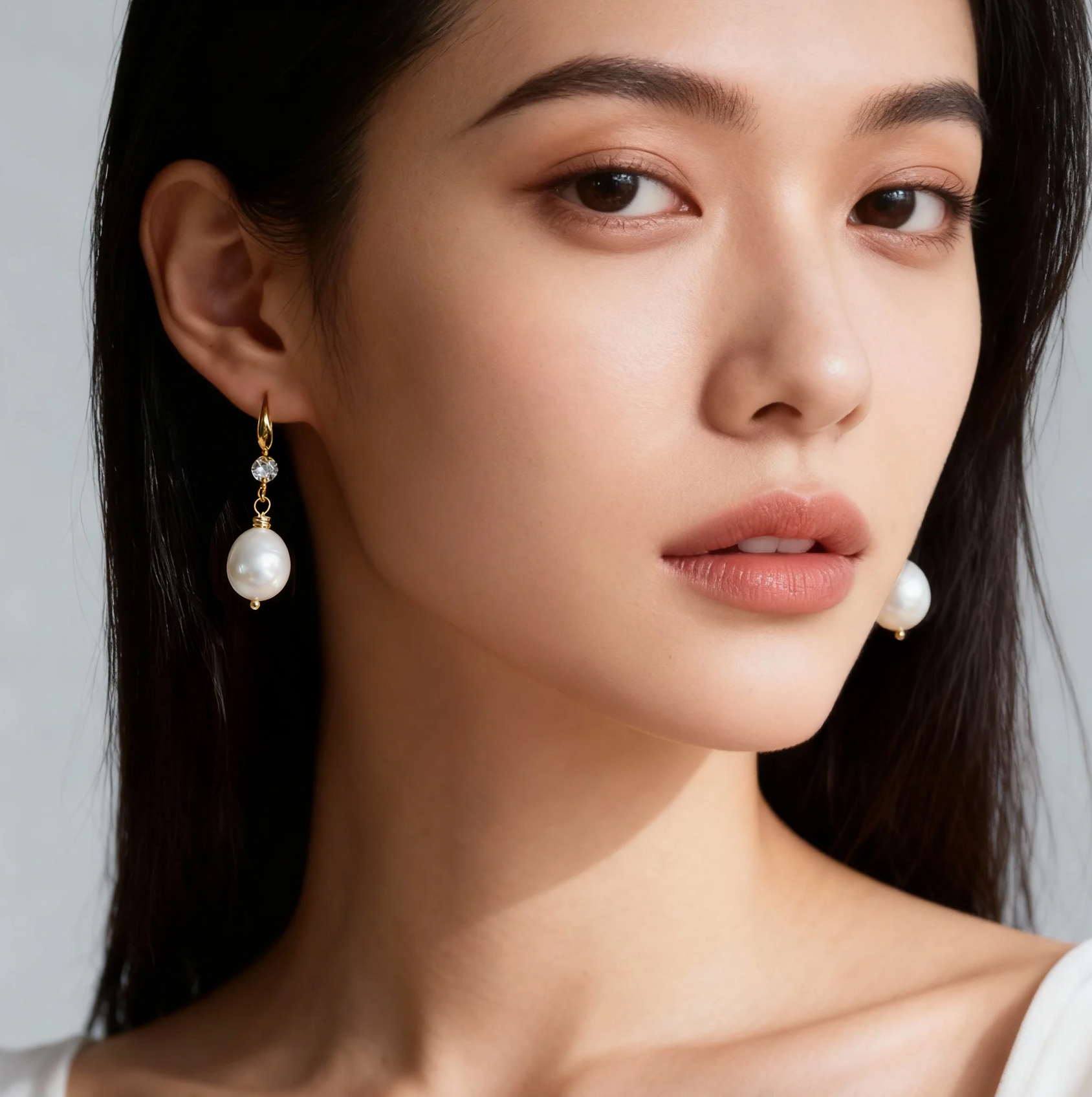 Elegant Pearl Drop Earrings