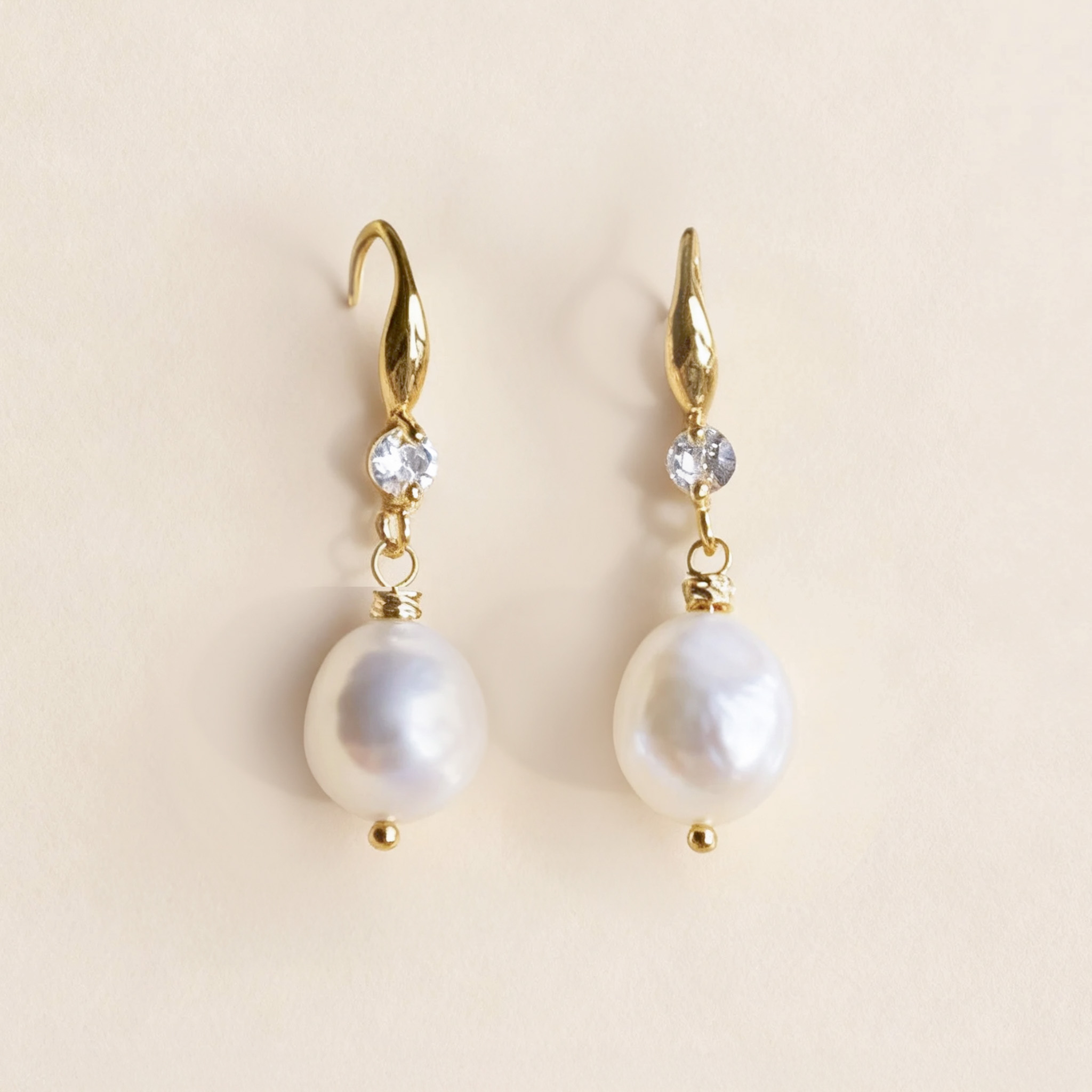 Elegant Pearl Drop Earrings