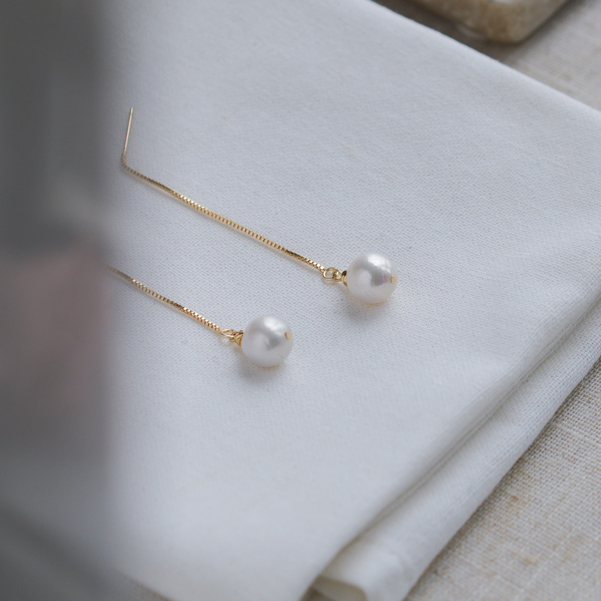 Elegant Pearl Drop Earrings