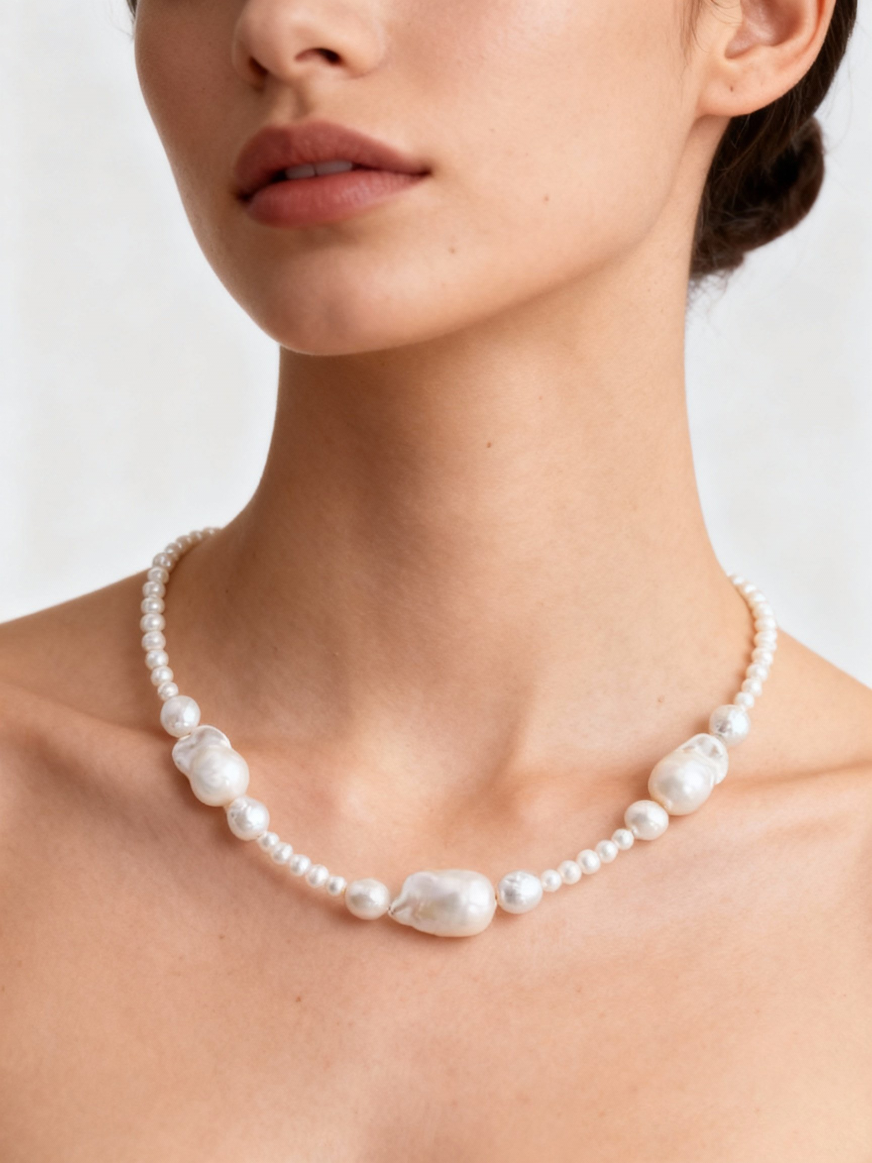 Baroque Pearl Choker