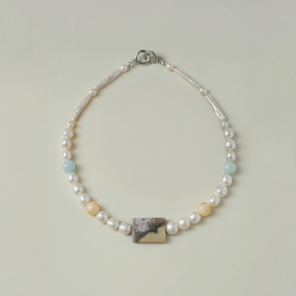 Pearls with Gemstones choker