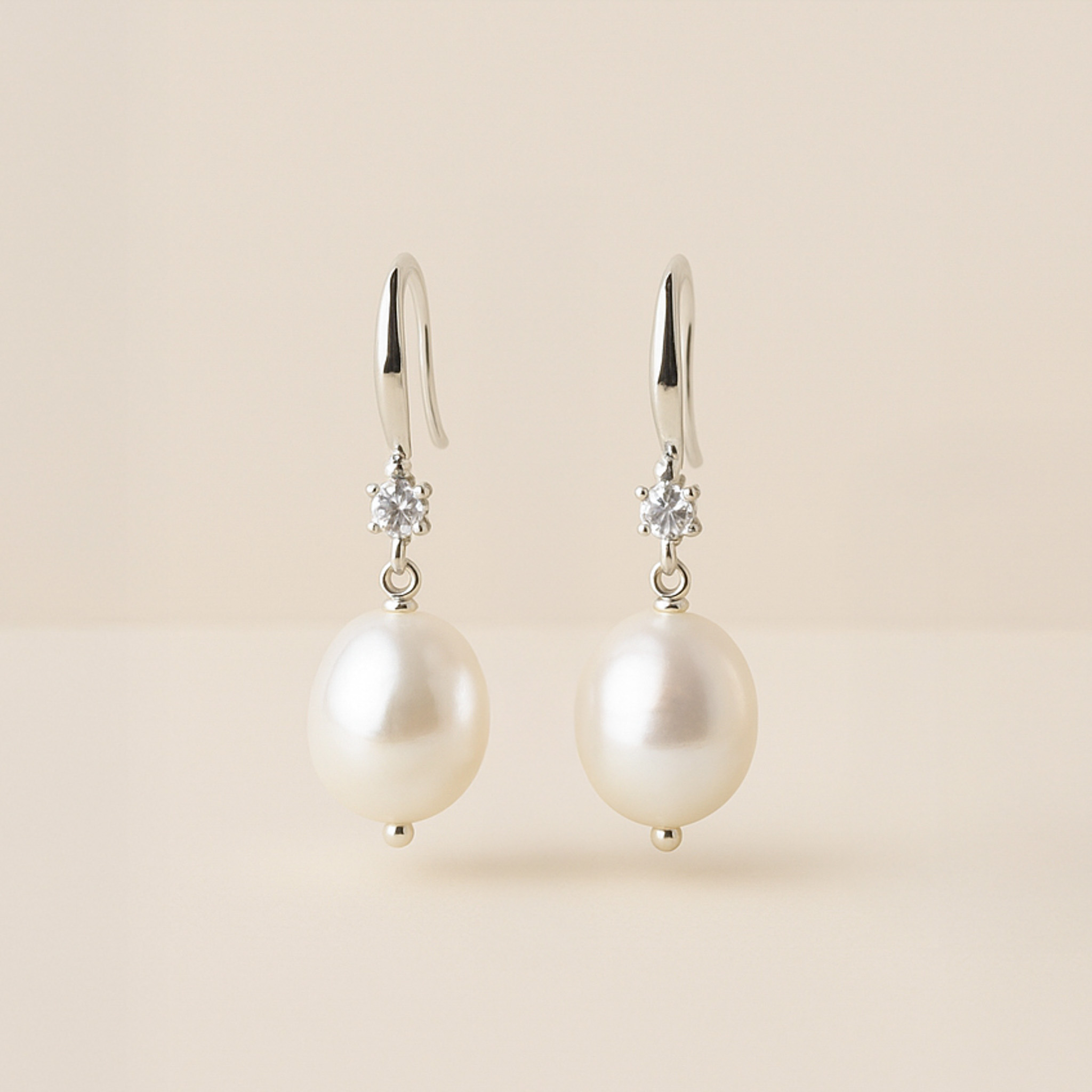 Elegant Pearl Drop Earrings