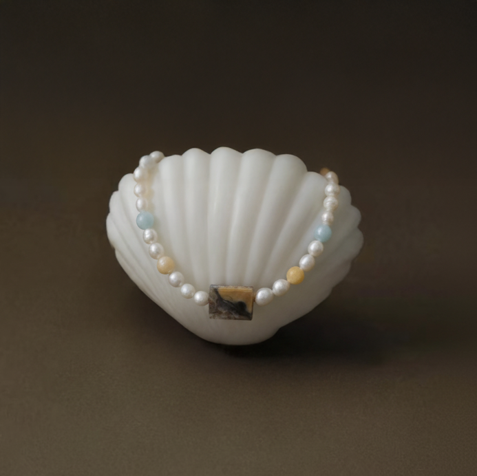 Pearls with Gemstones choker