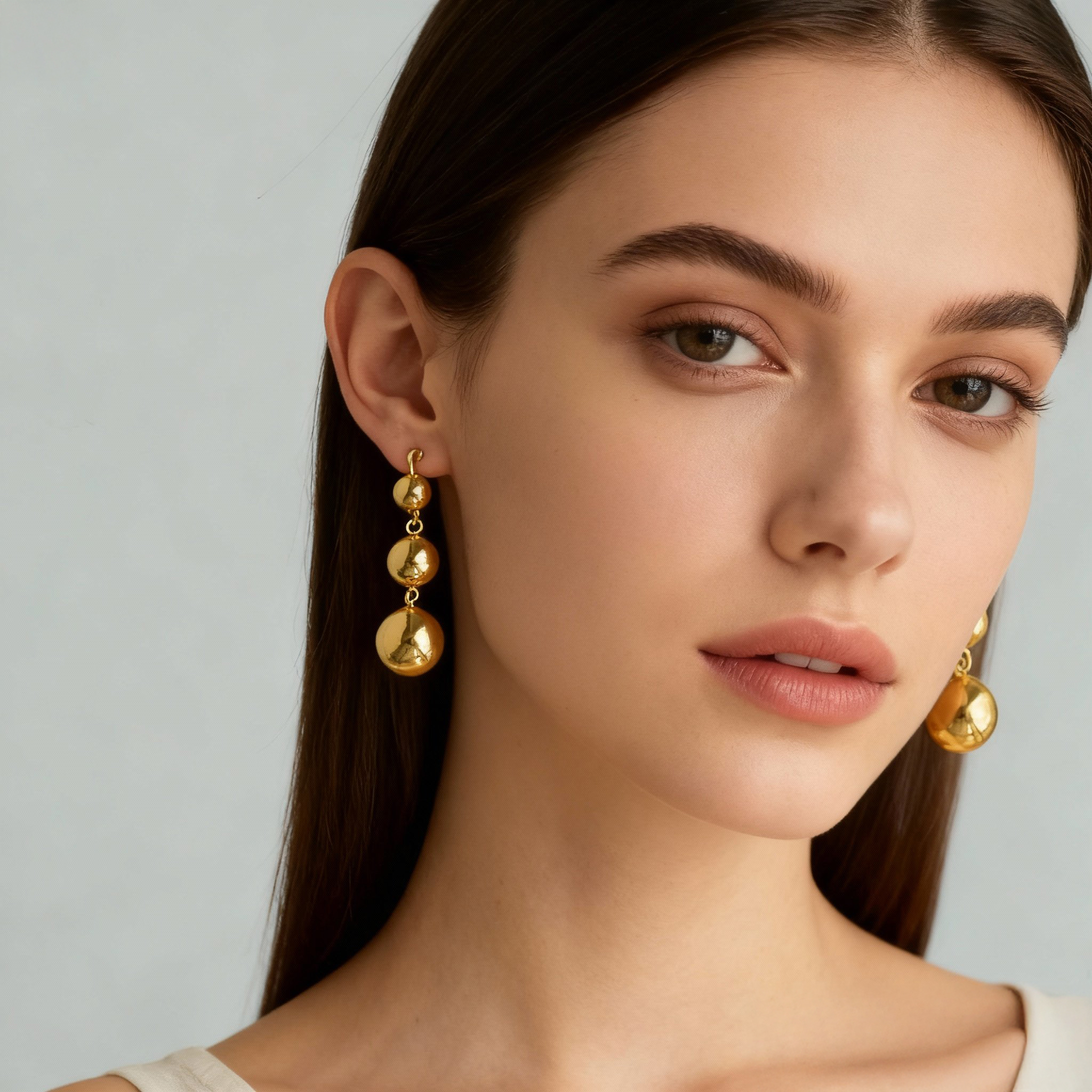 Gold Drop Earrings