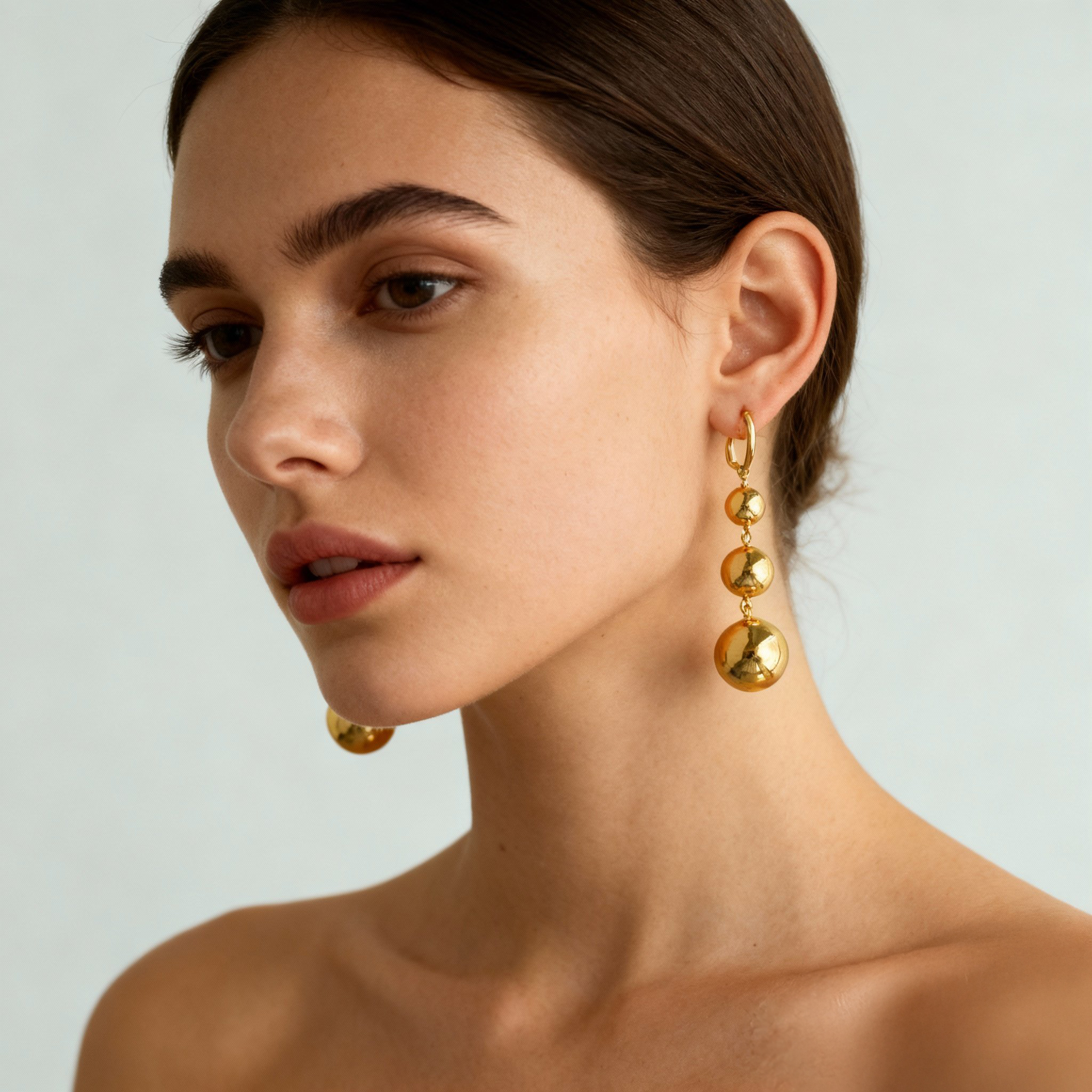 Gold Drop Earrings