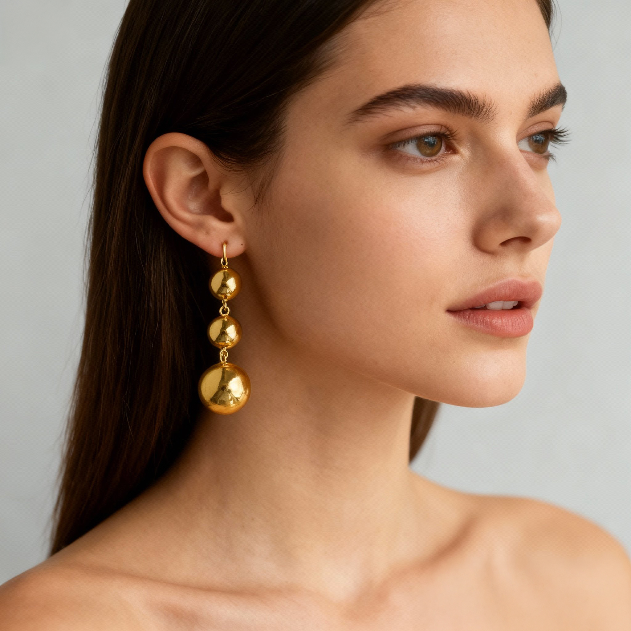 Gold Drop Earrings