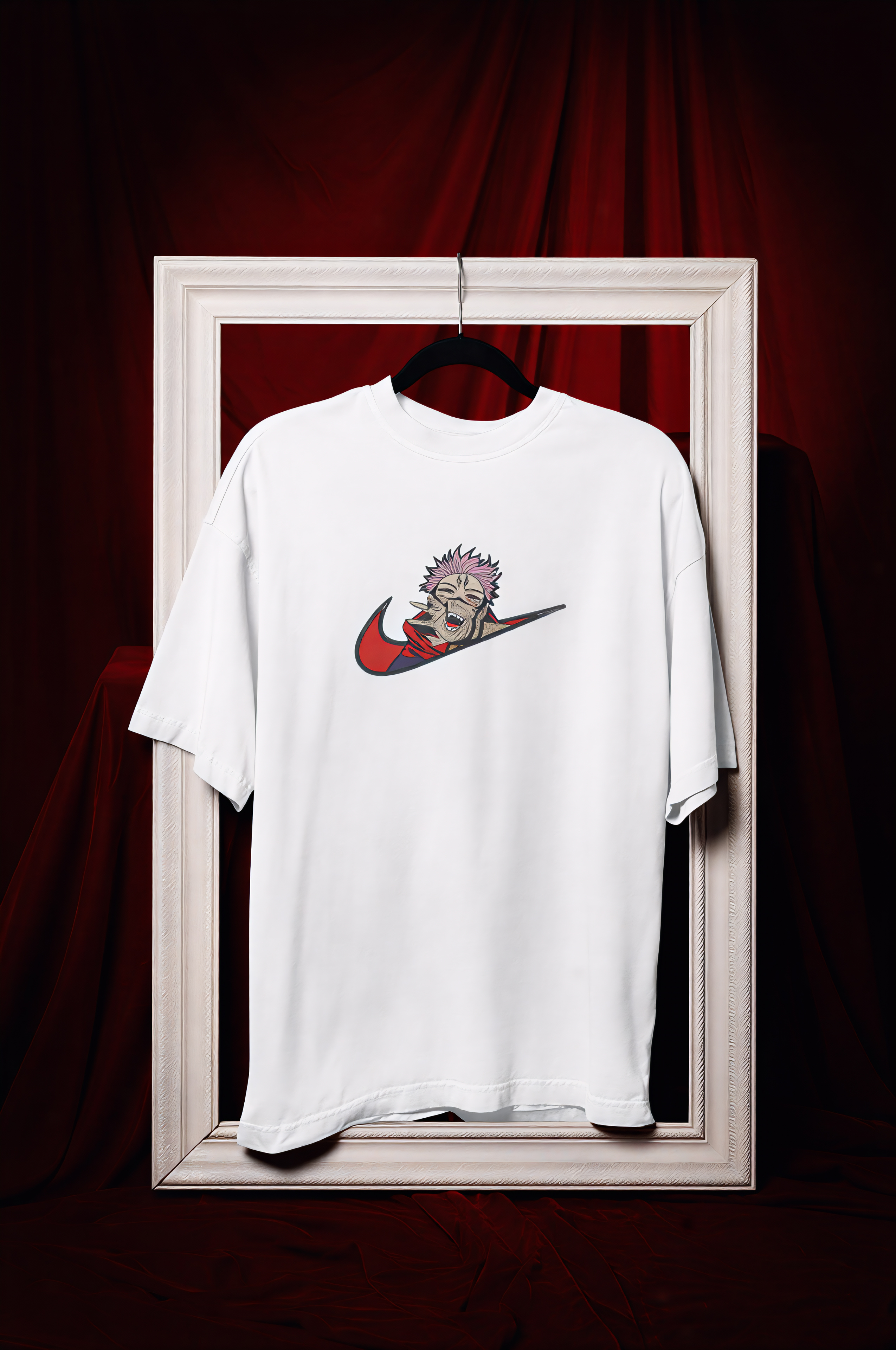 Sukuna Embroidery Oversized T-Shirt