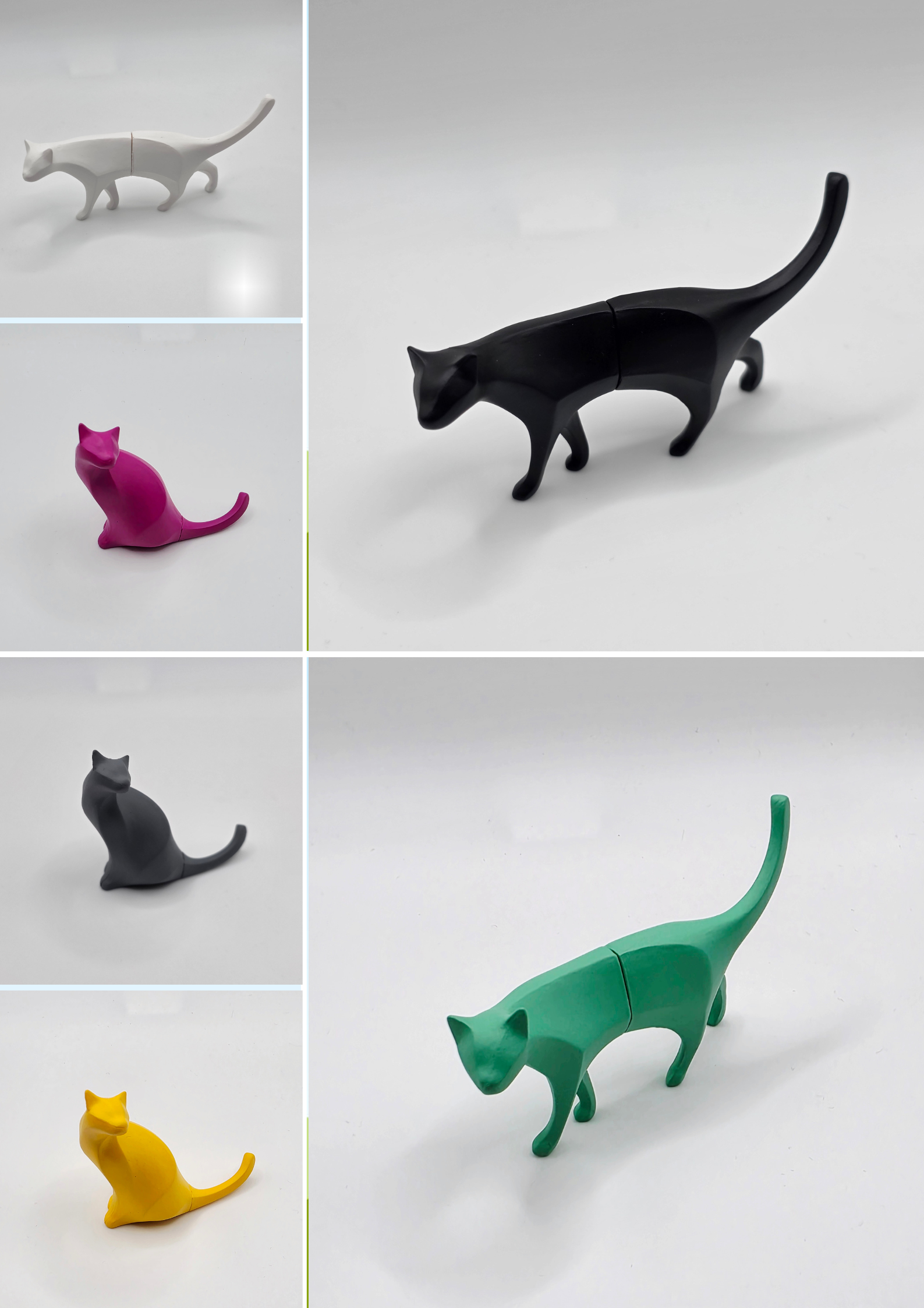 Figurine Chat Ryo Hagiwara - Collection Art University Technicolor - Ikimon 