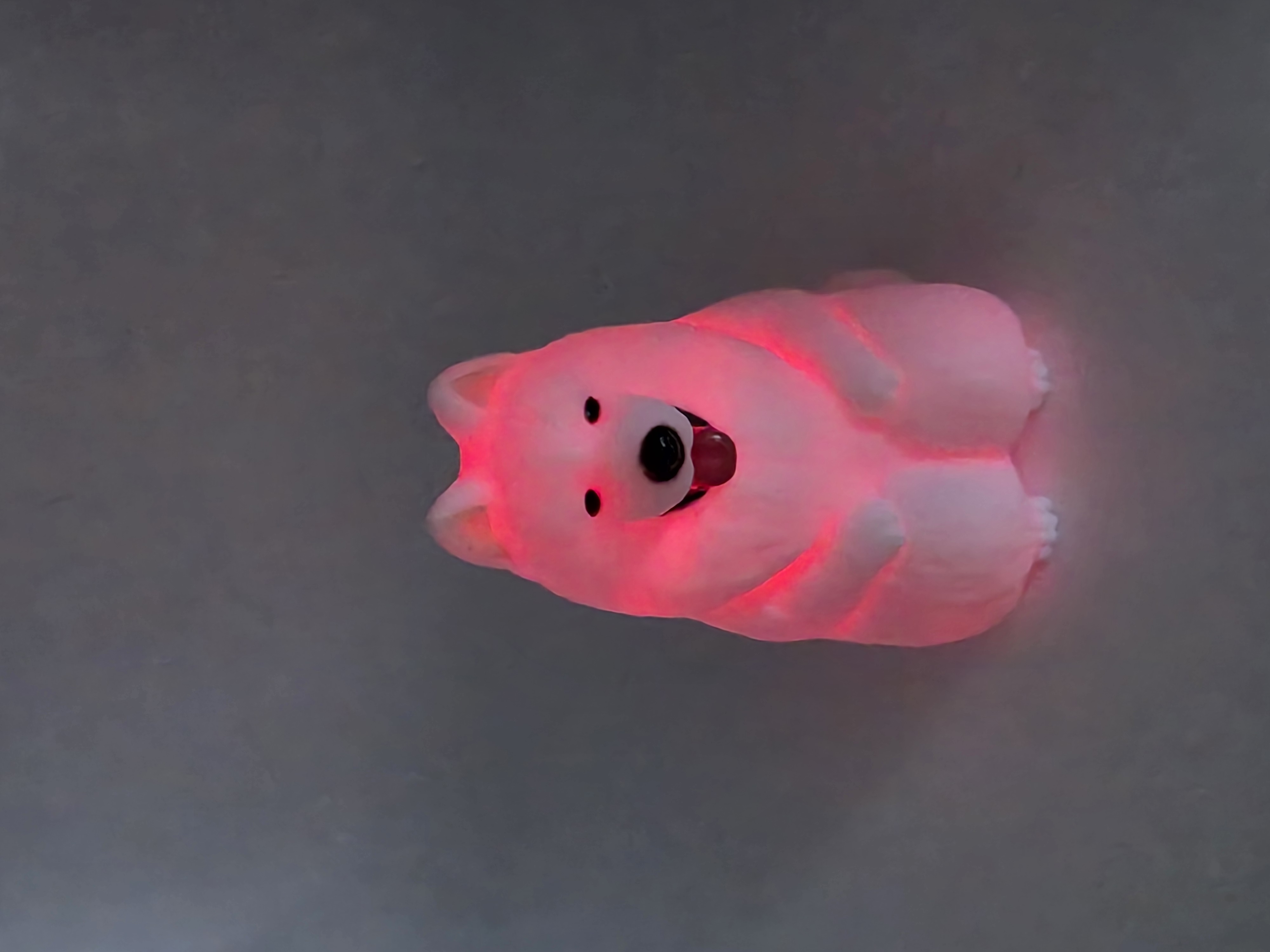 Figurines  gachapon Chiens lumineux "Mateboke" – Édition BIG Size – Veilleuses LED Bandai