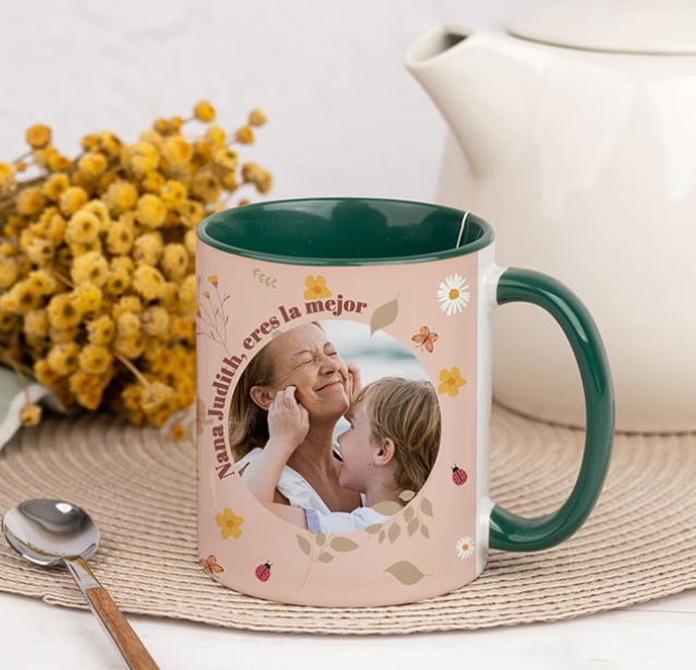 Taza de cerámica de 325 ml.