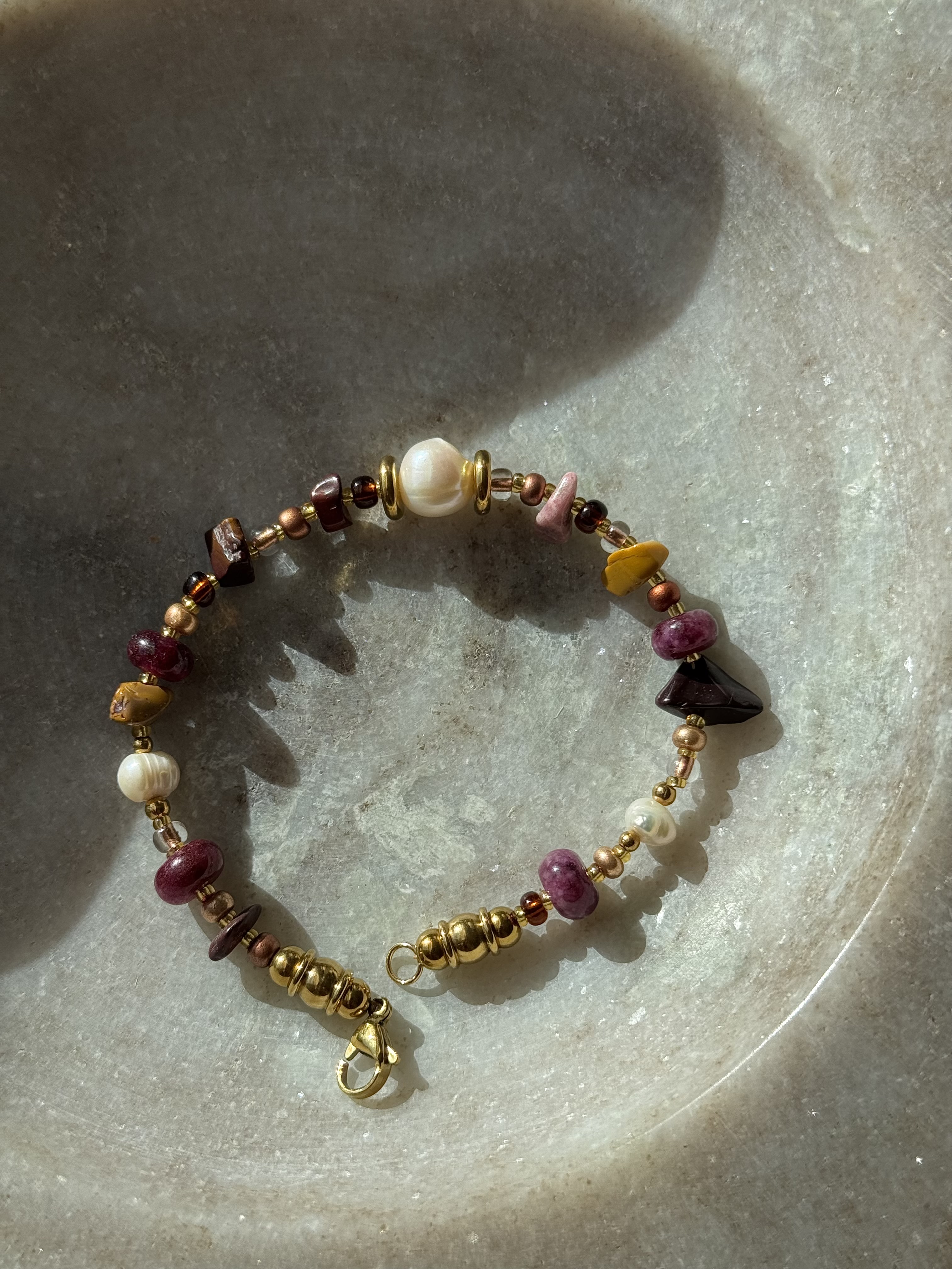 Ember and Pearl Series Bracelet