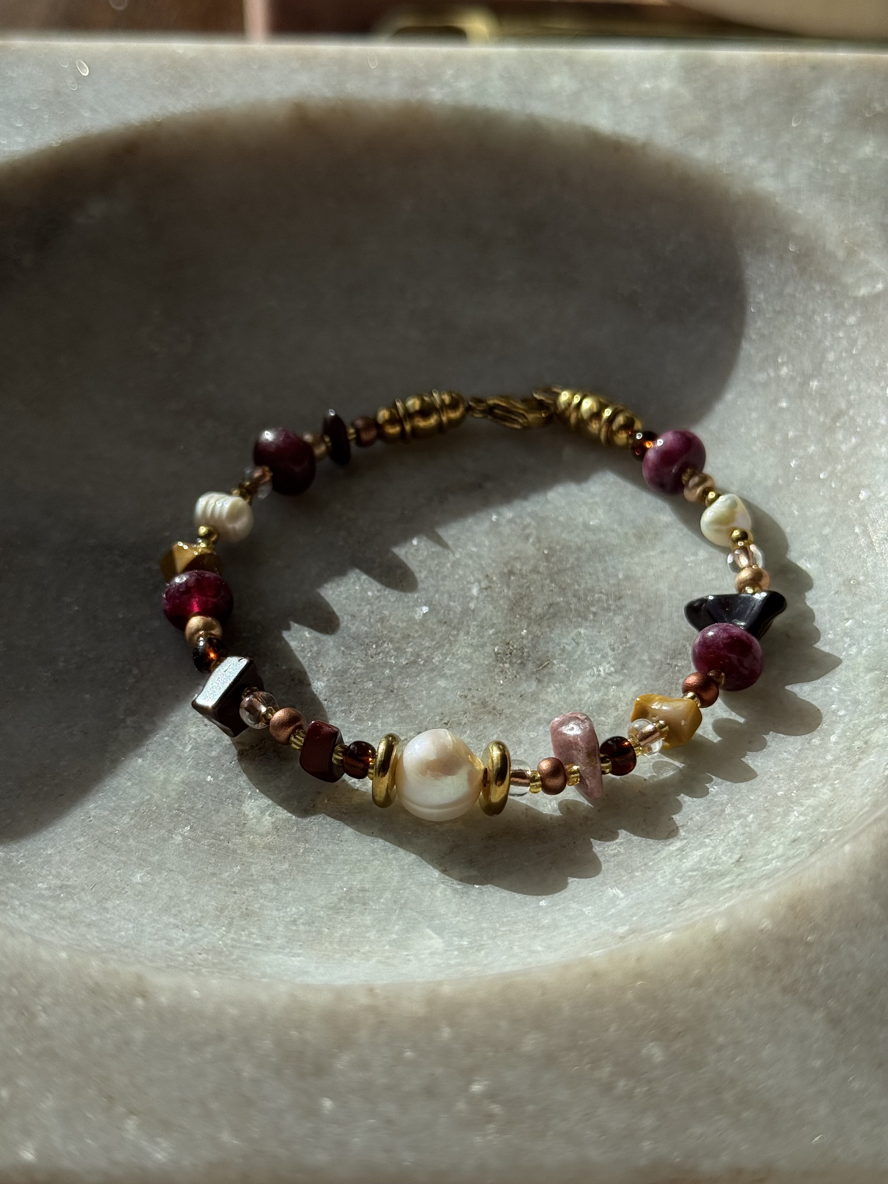 Ember and Pearl Series Bracelet