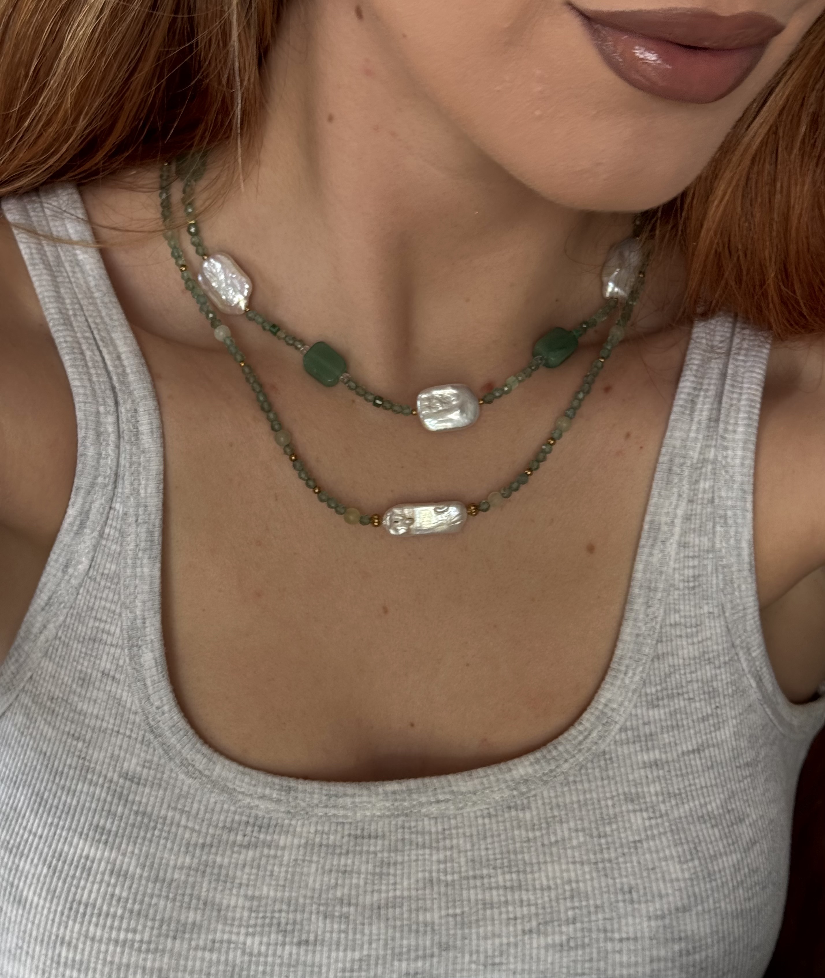Sea Foam Pearl Choker
